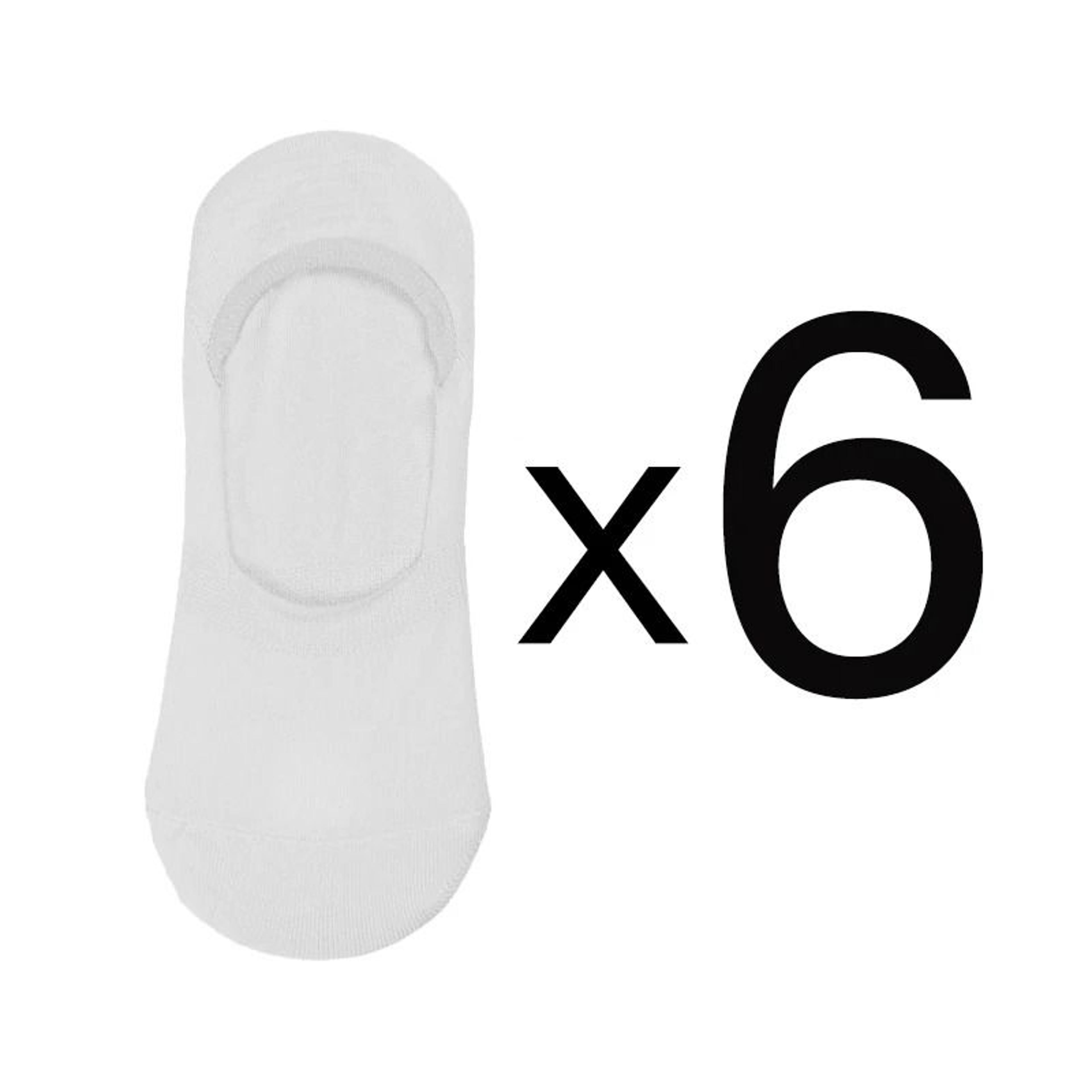 6 Pair Mens Bamboo Breathable Invisible Socks Low Cut Casual Cotton Boat Non Slip Socks 14