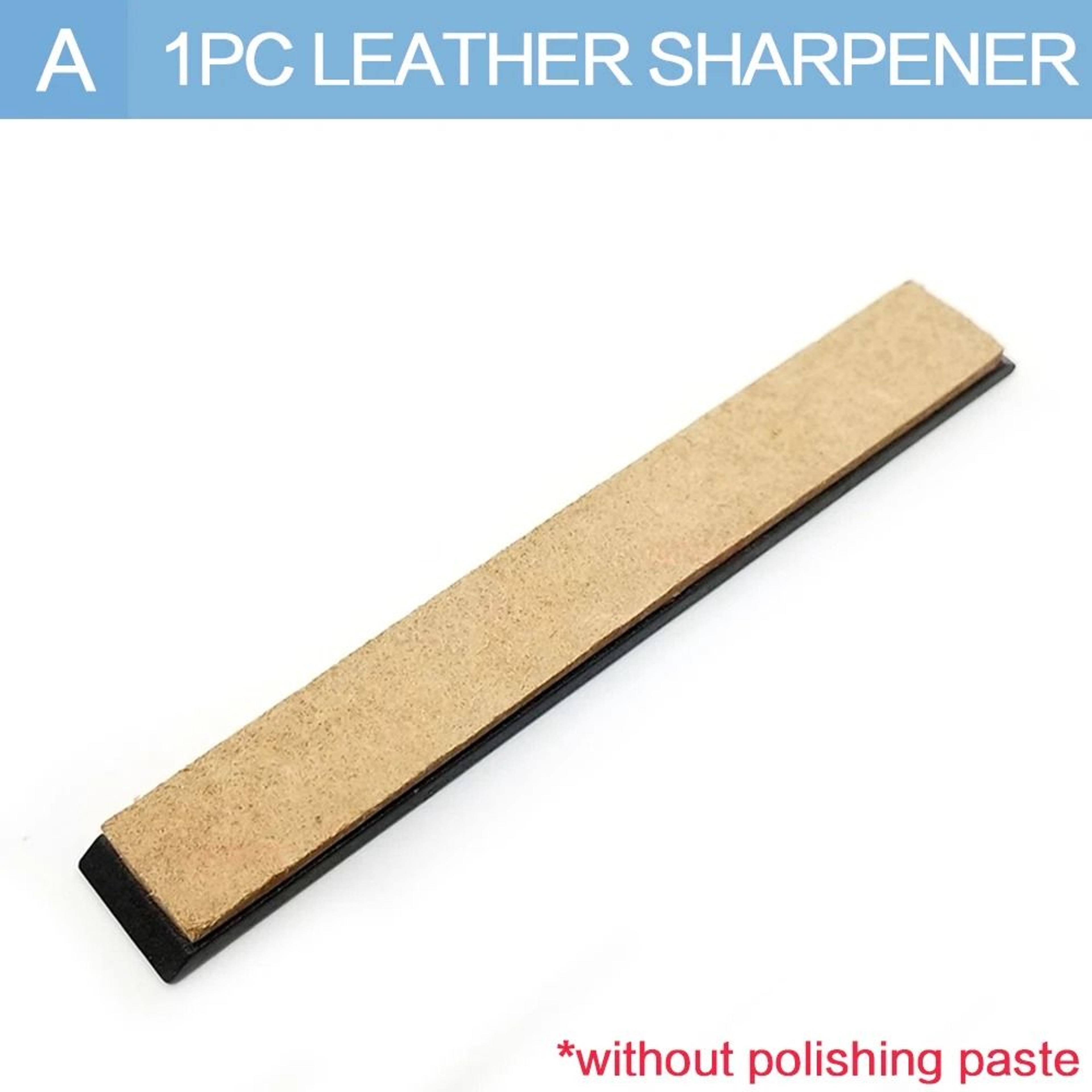 Knife Polishing Sharpener Strop With Compound And Honing Tool 7