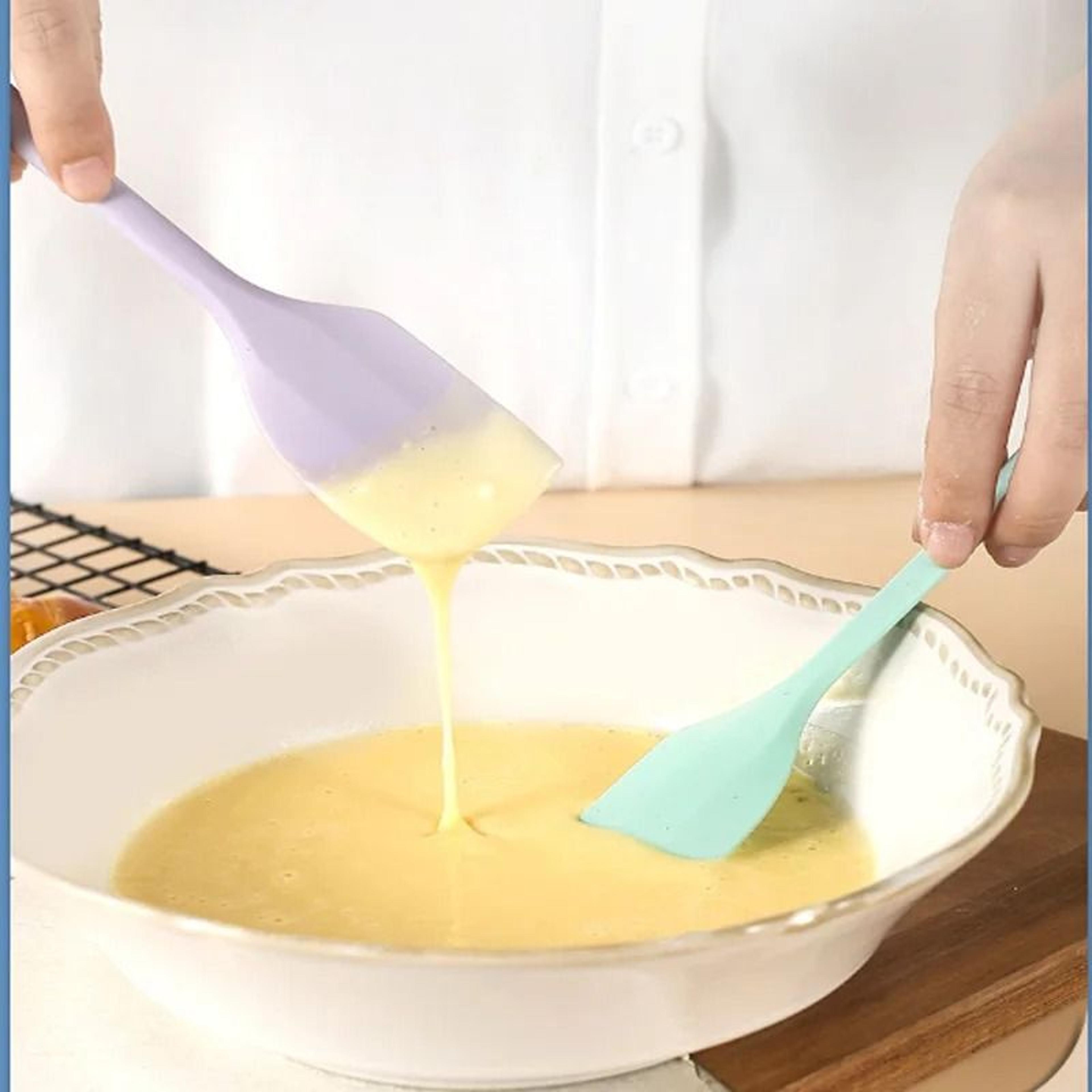 Silicone Cream Spatula Heat Resistant Non Stick Baking Tool 3