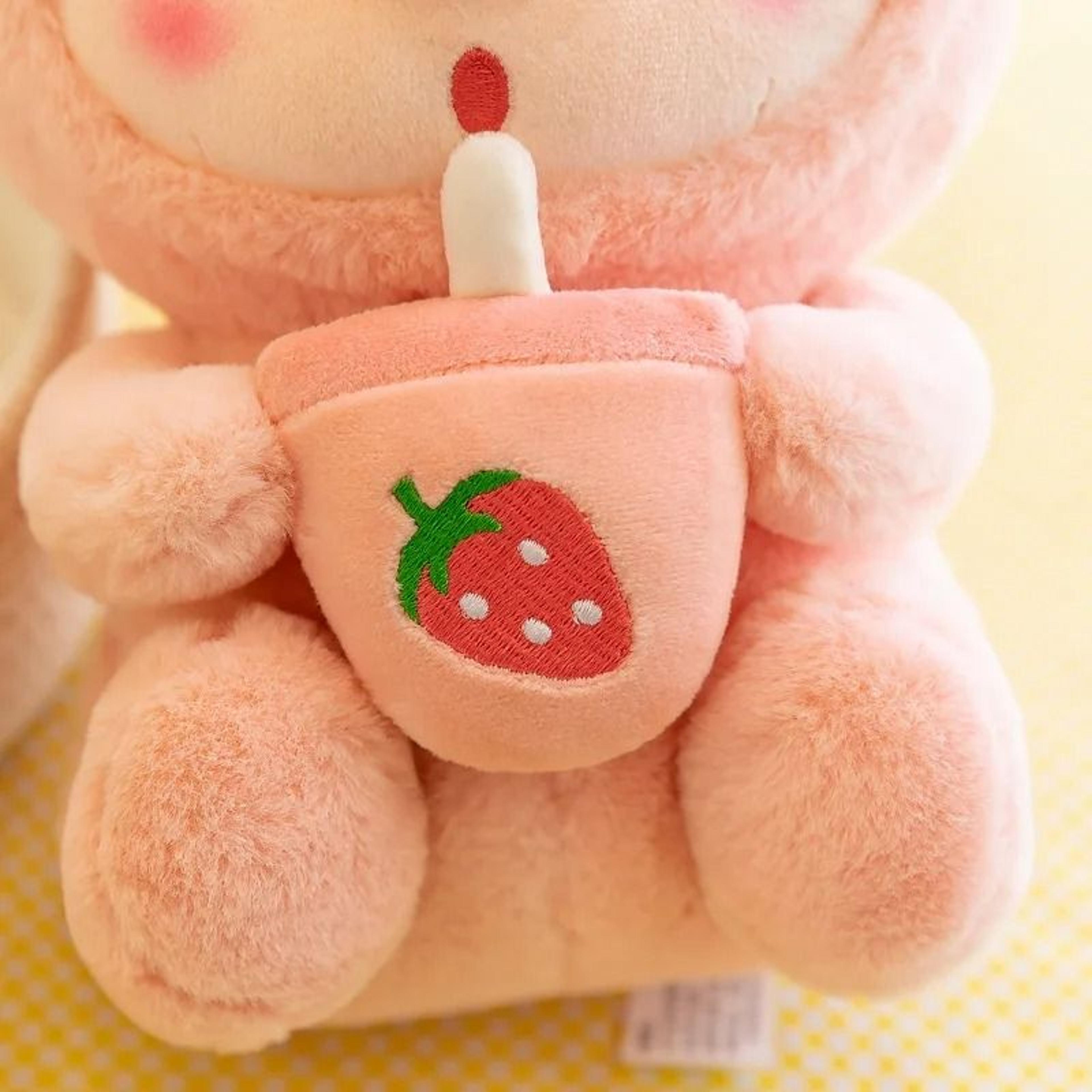 Cartoon Animal Transformation Milk Tea Pig Plush Toy 4