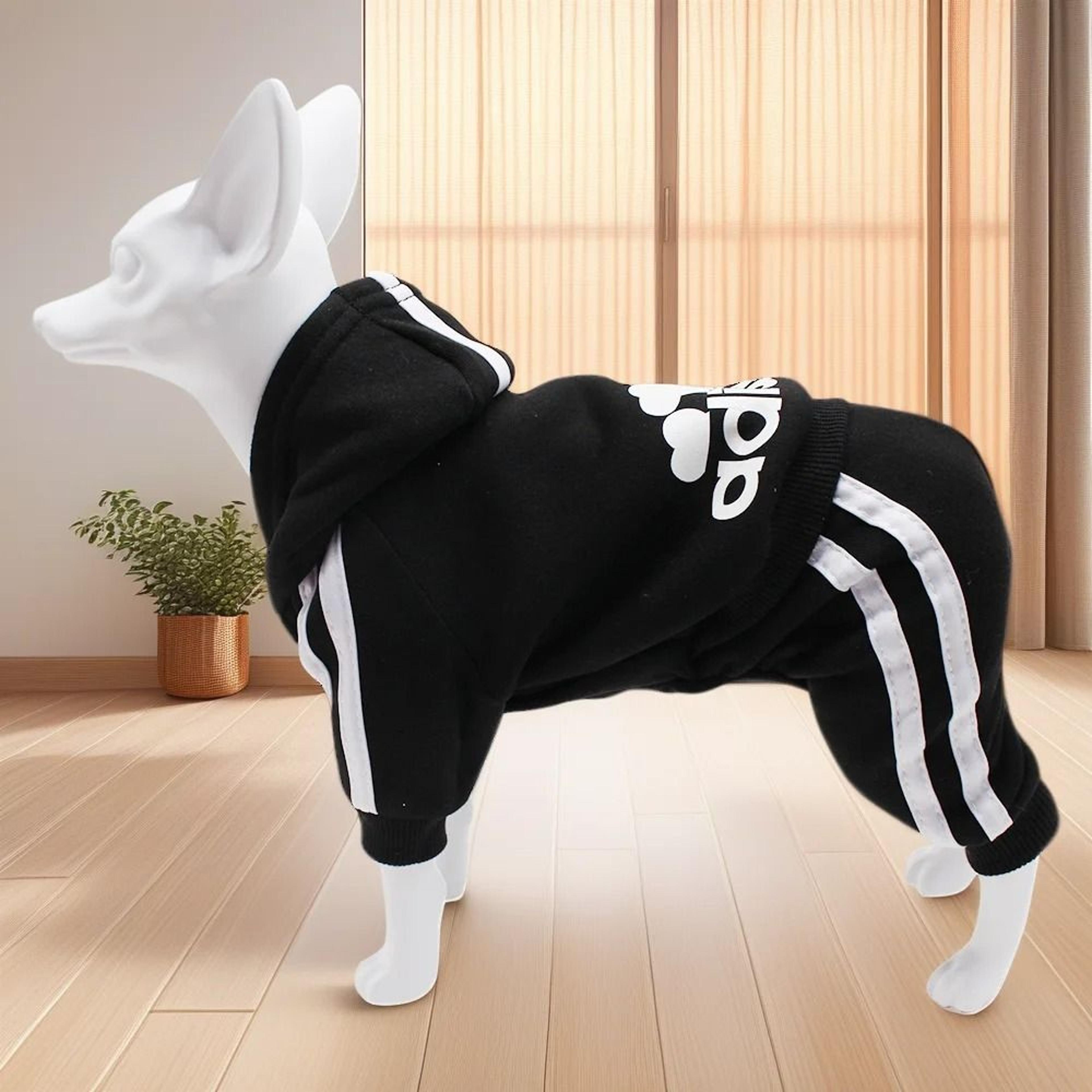 Adidog Dog Jumpsuit Sports Suit For Small Dogs 3