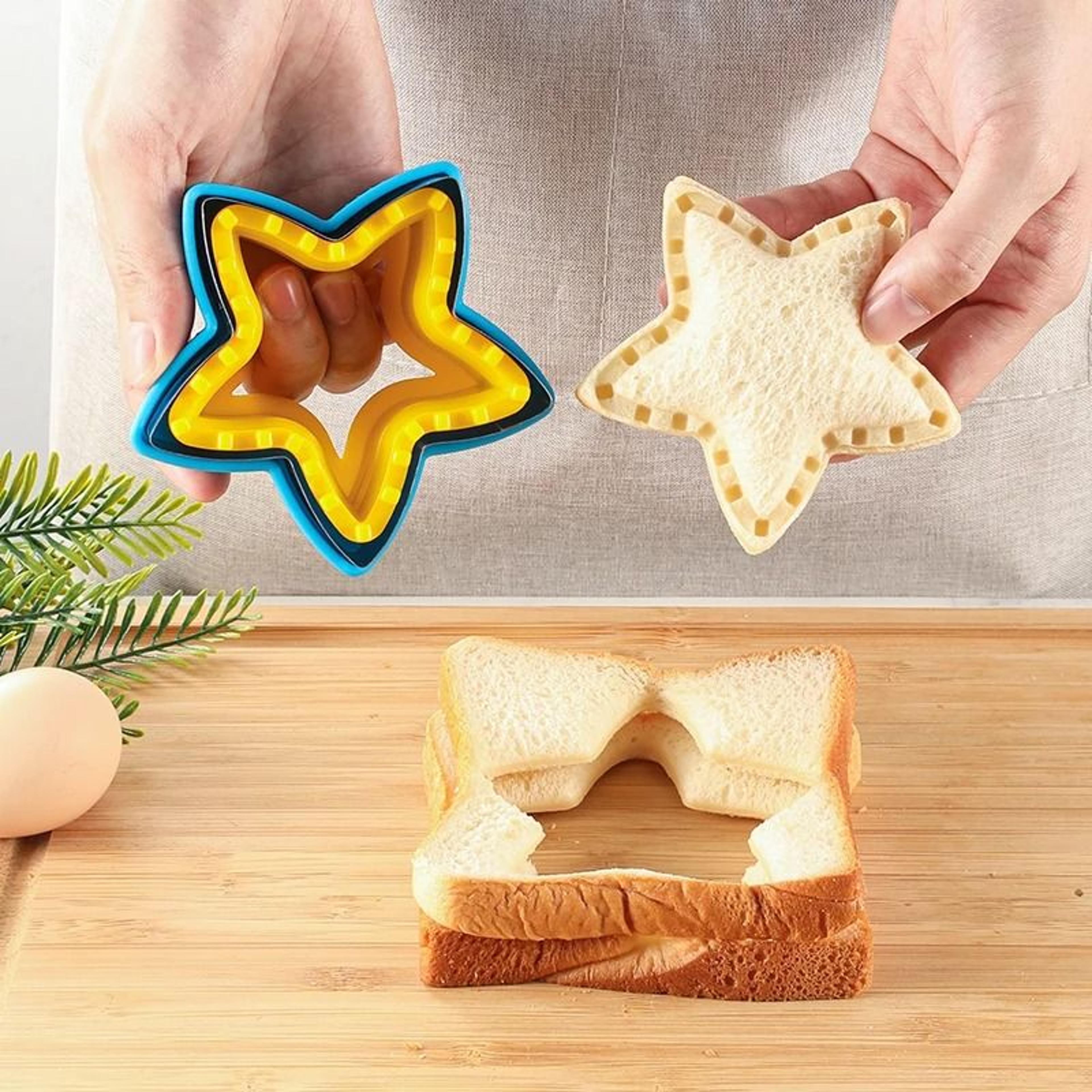 Sandwich Cutting And Sealing Tool For Kitchen Baking And Biscuit Making 12