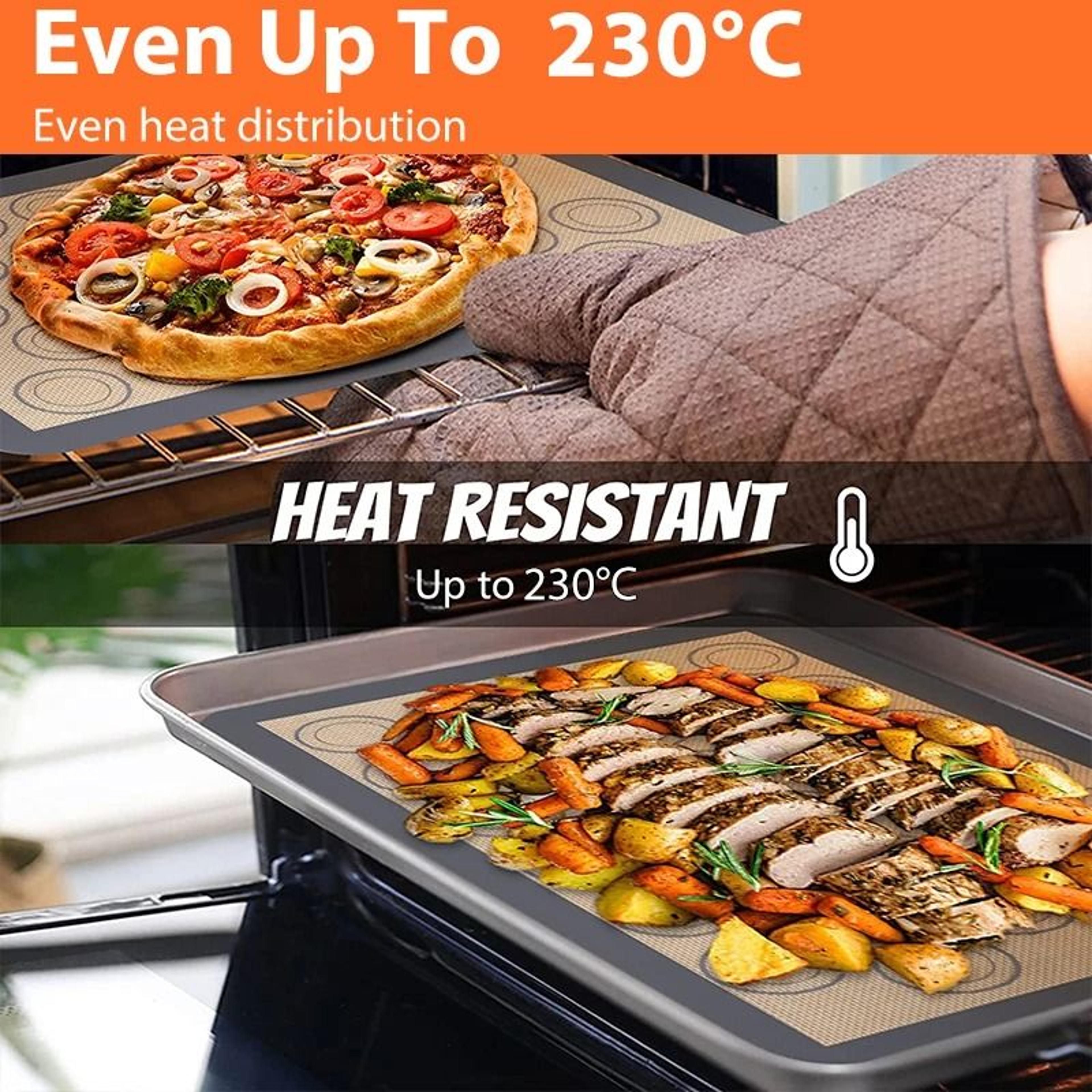 Silicone Baking Mat Reusable Non Stick Oven Liner 3