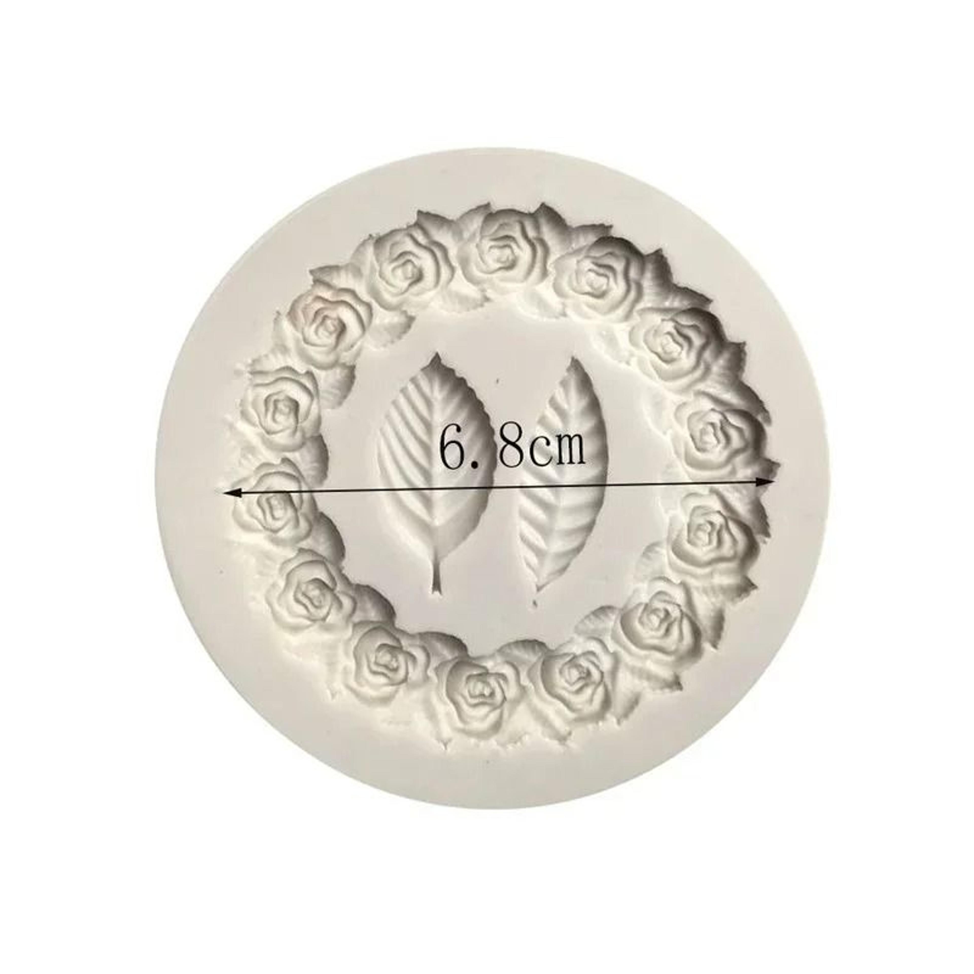 Rosette Leaves Silicone Mold For Cake Chocolate And Sugarcraft 4