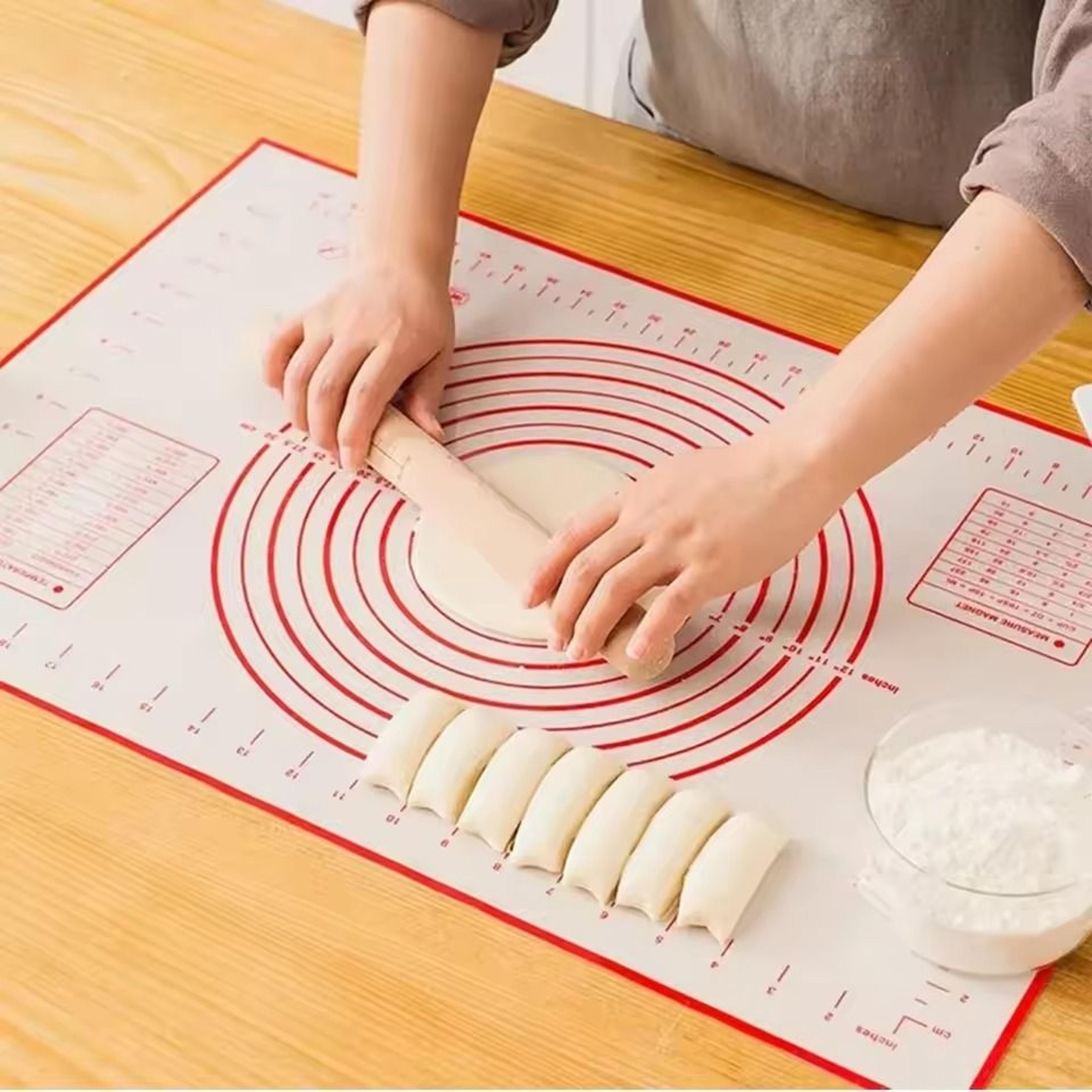 silicone baking mat kneading pad dough mat for pizza and cake