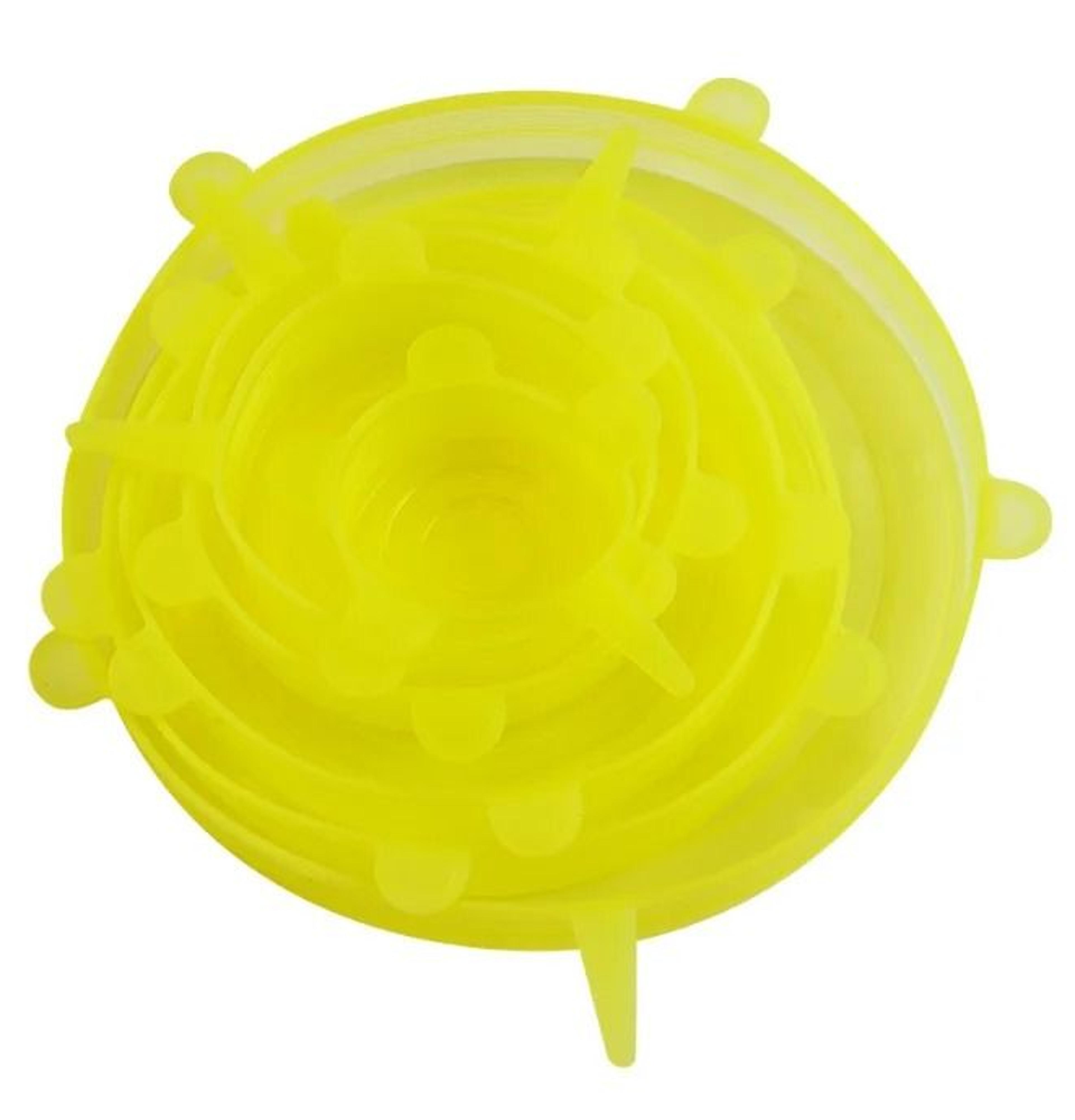 Silicone Food Preservation Cover Set 6 Pieces Reusable Stretch Lids 6