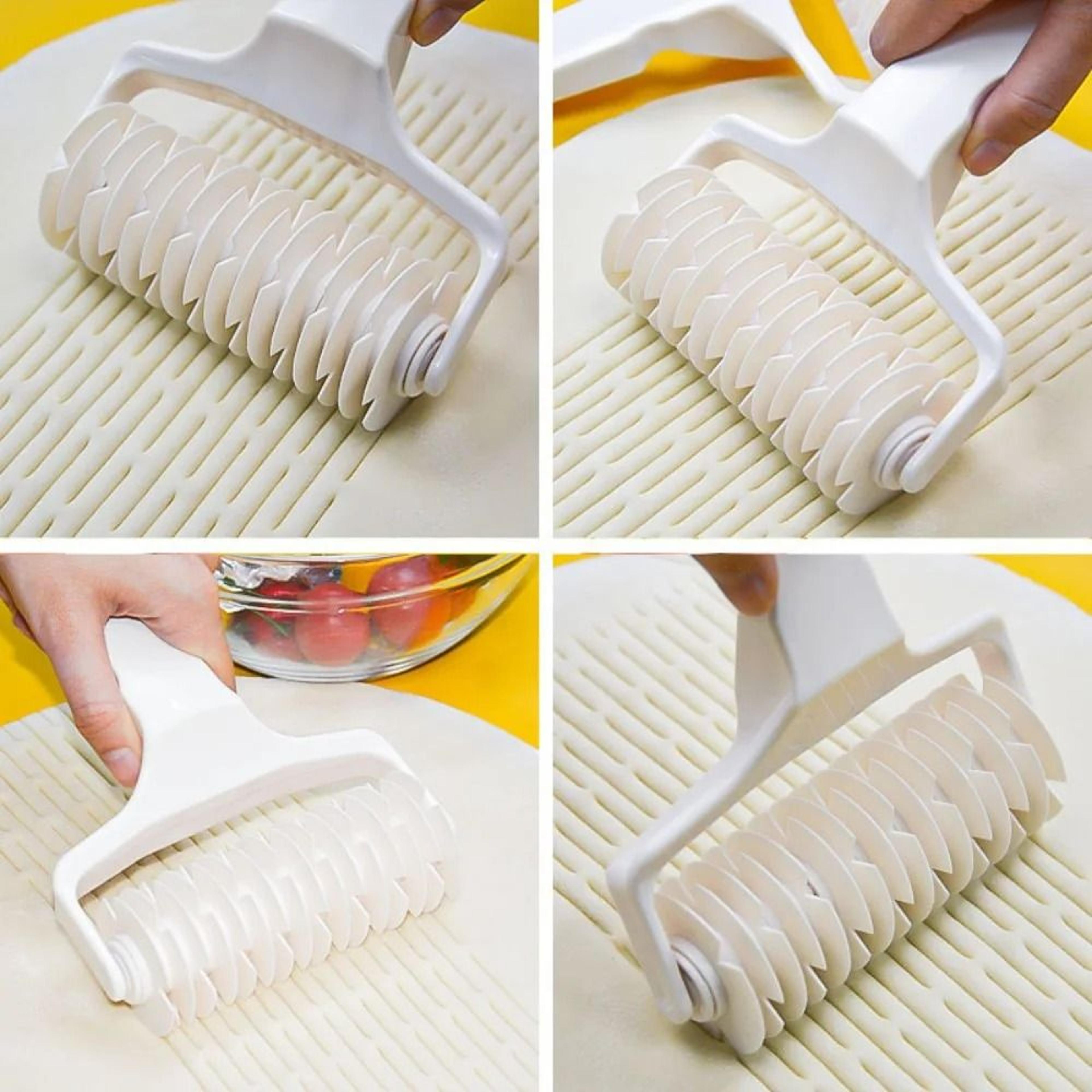 Lattice Roller Cutter Pie Pizza Cookie Dough Tool 1
