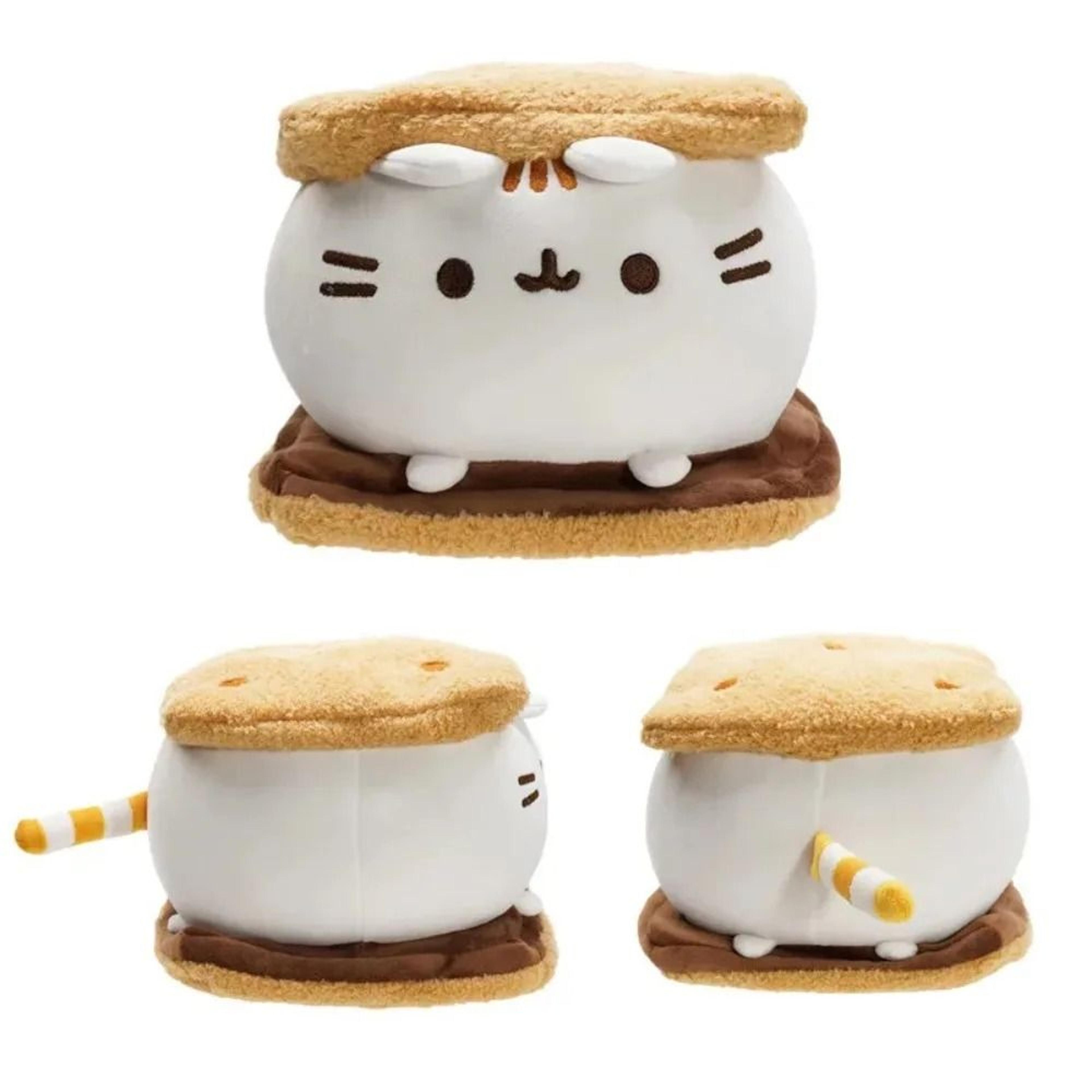 Kawaii Chocolate Cookie Fat Cat Plush Toy 1