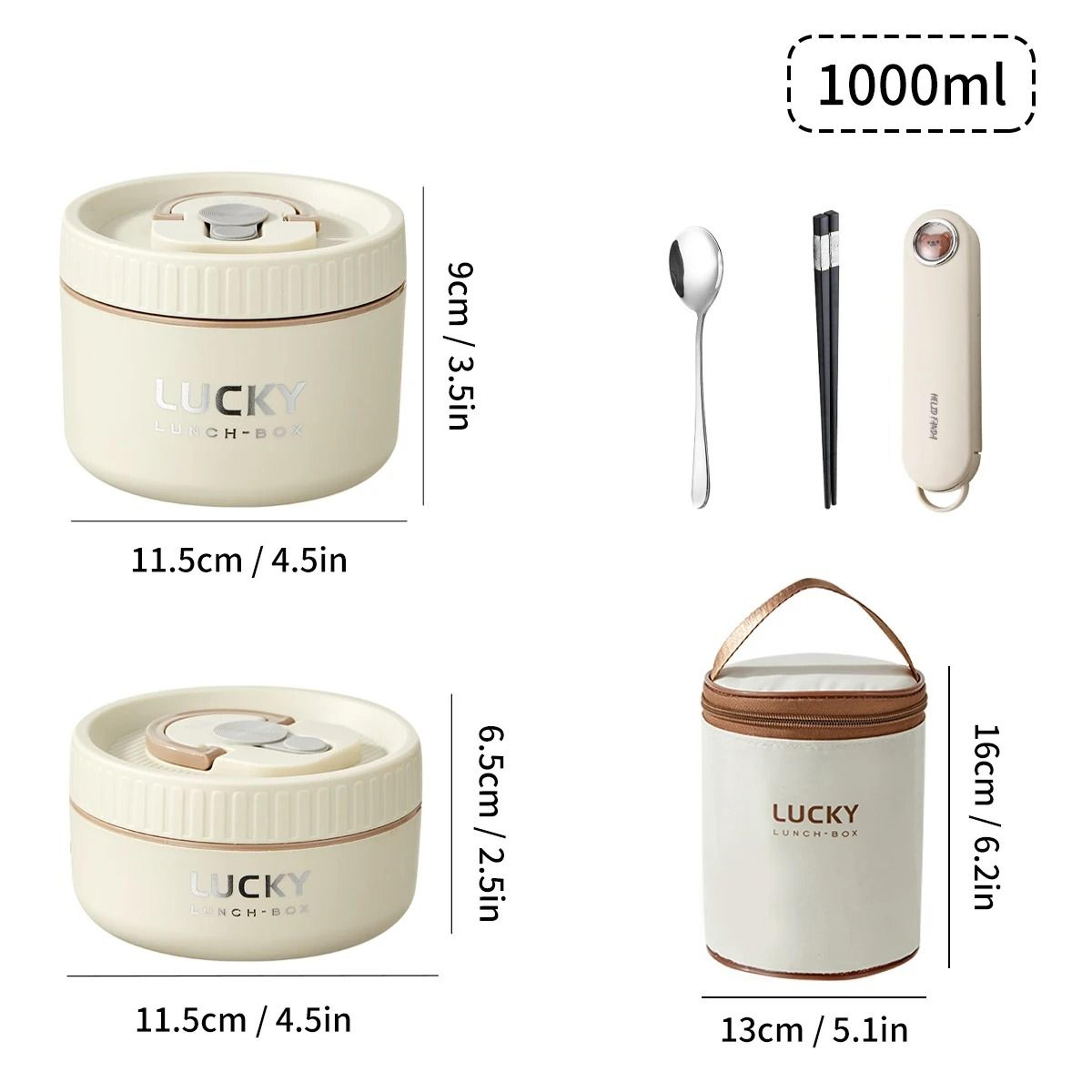 WORTHBUY Portable Thermal Lunch Box For Kids Stainless Steel Bento Box 13