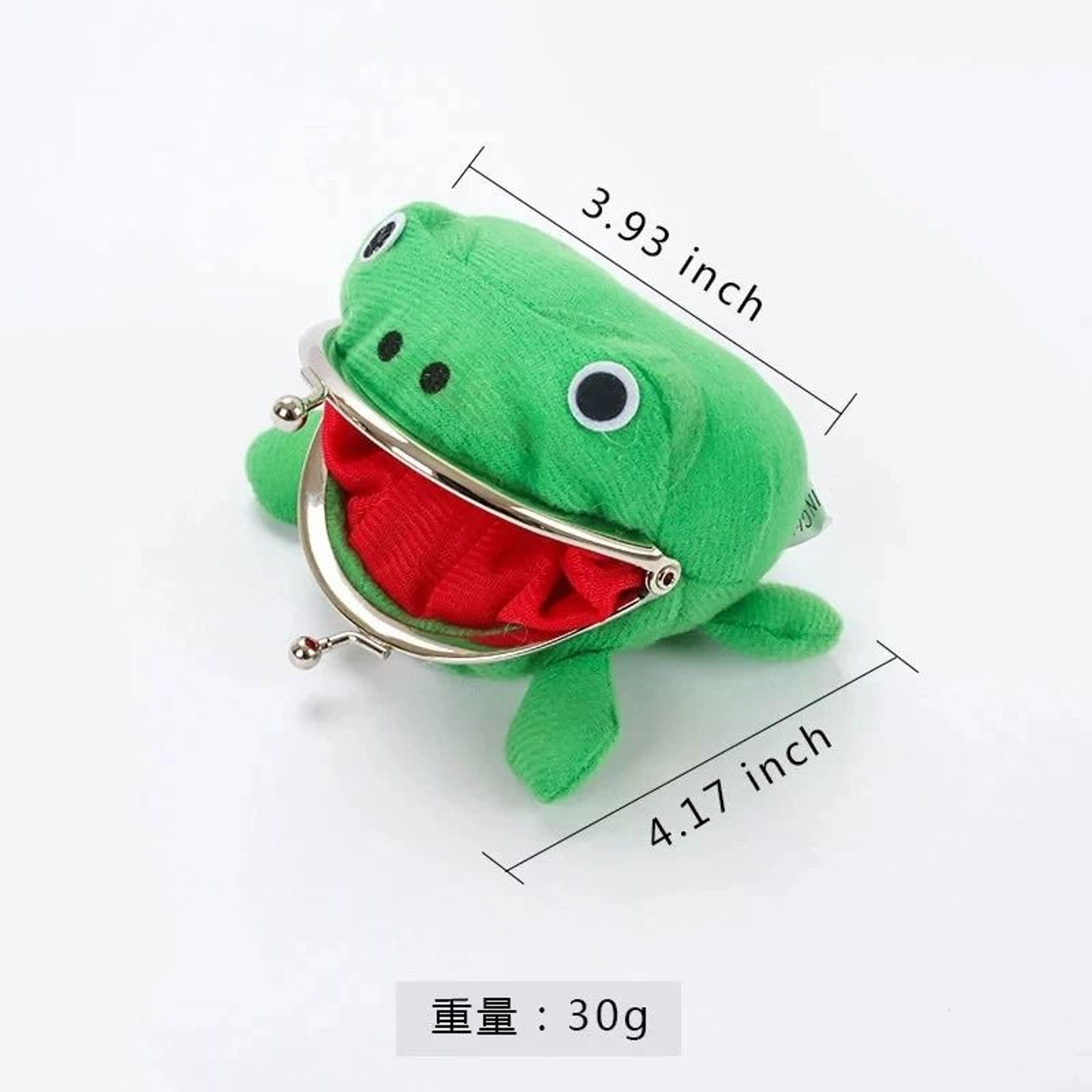 Plush Frog Wallet Coin Purse Key Chain 5