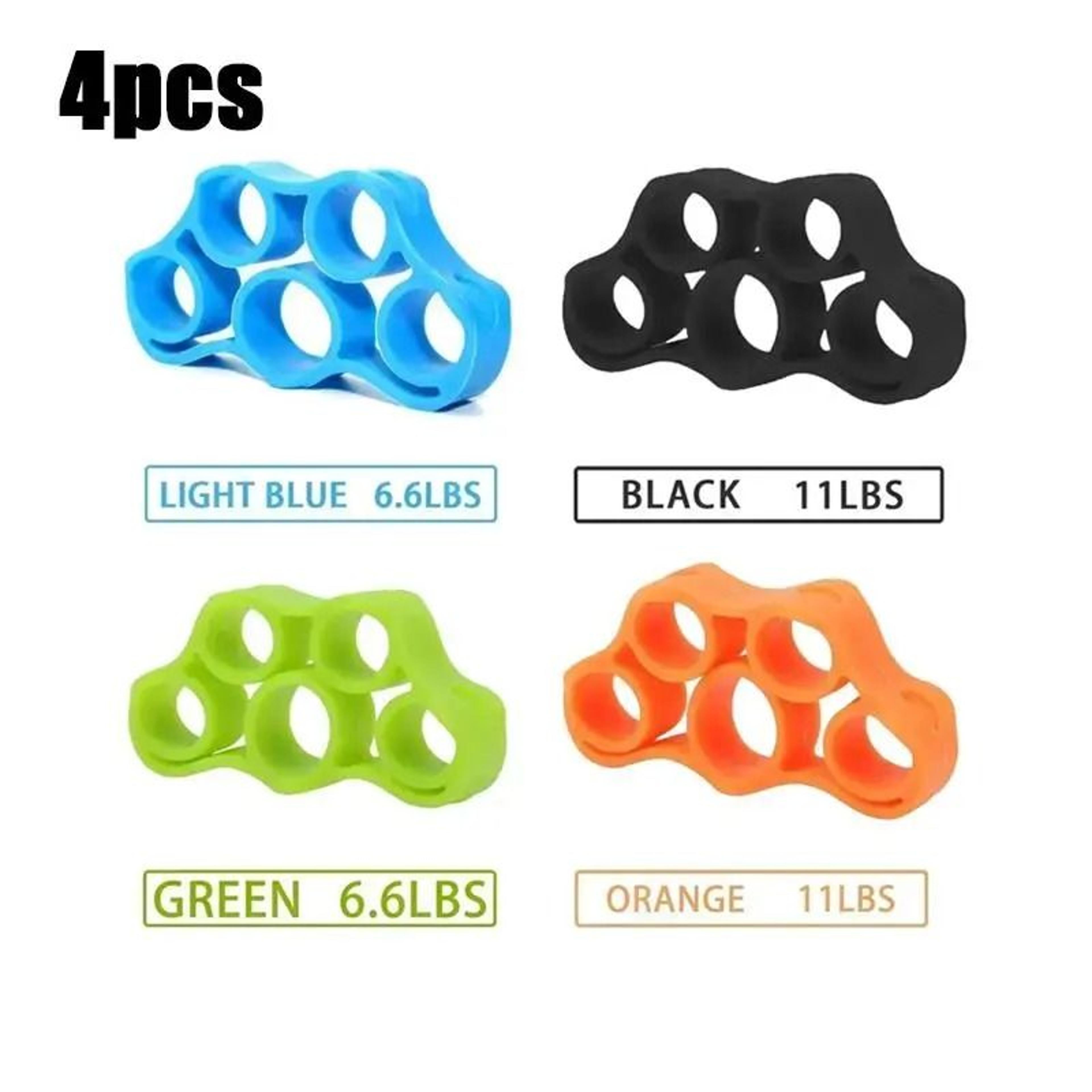 Hand Gripper Finger Expander Resistance Bands Set 16