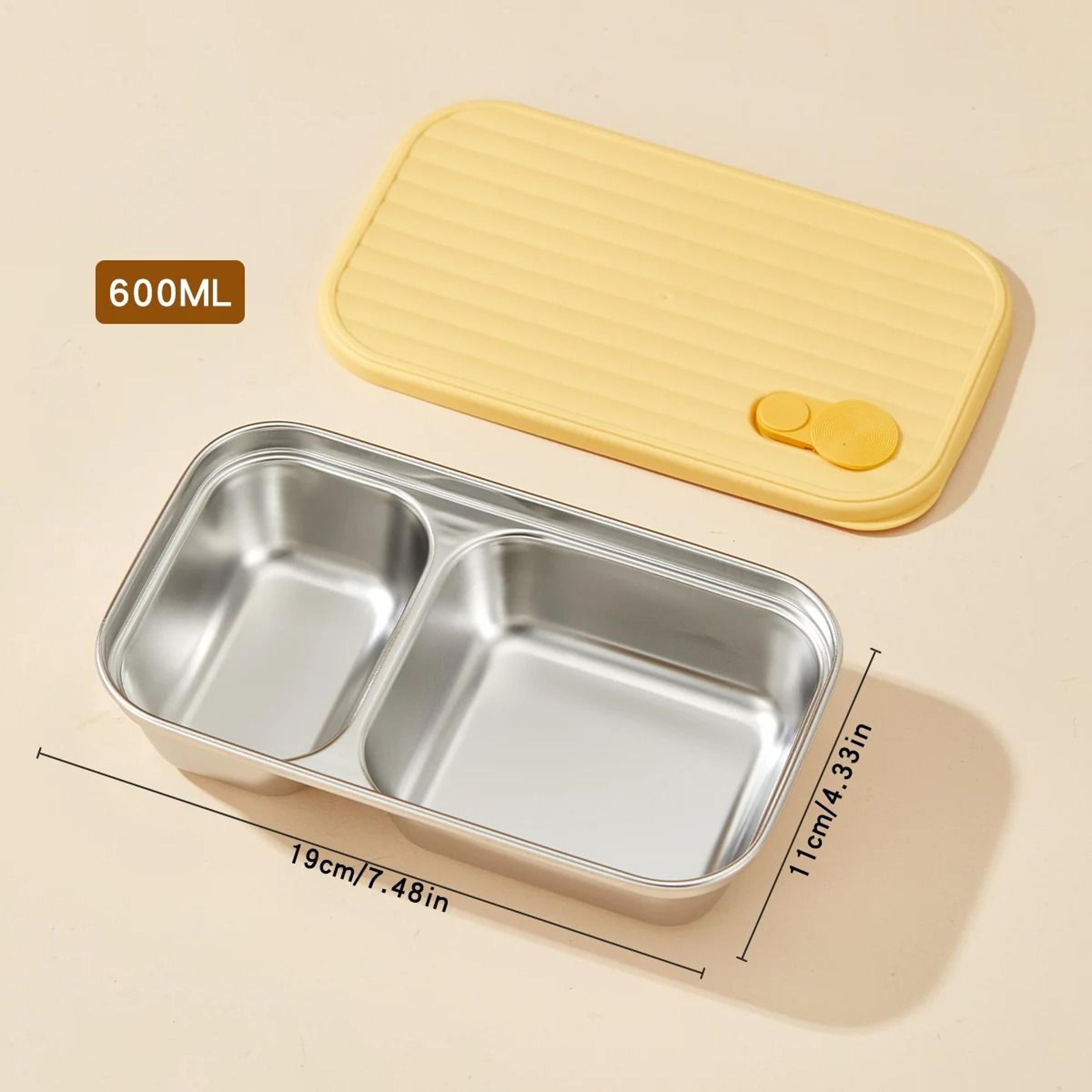 WORTHBUY 304 Stainless Steel Lunch Box With Lid Portable Food Container 25