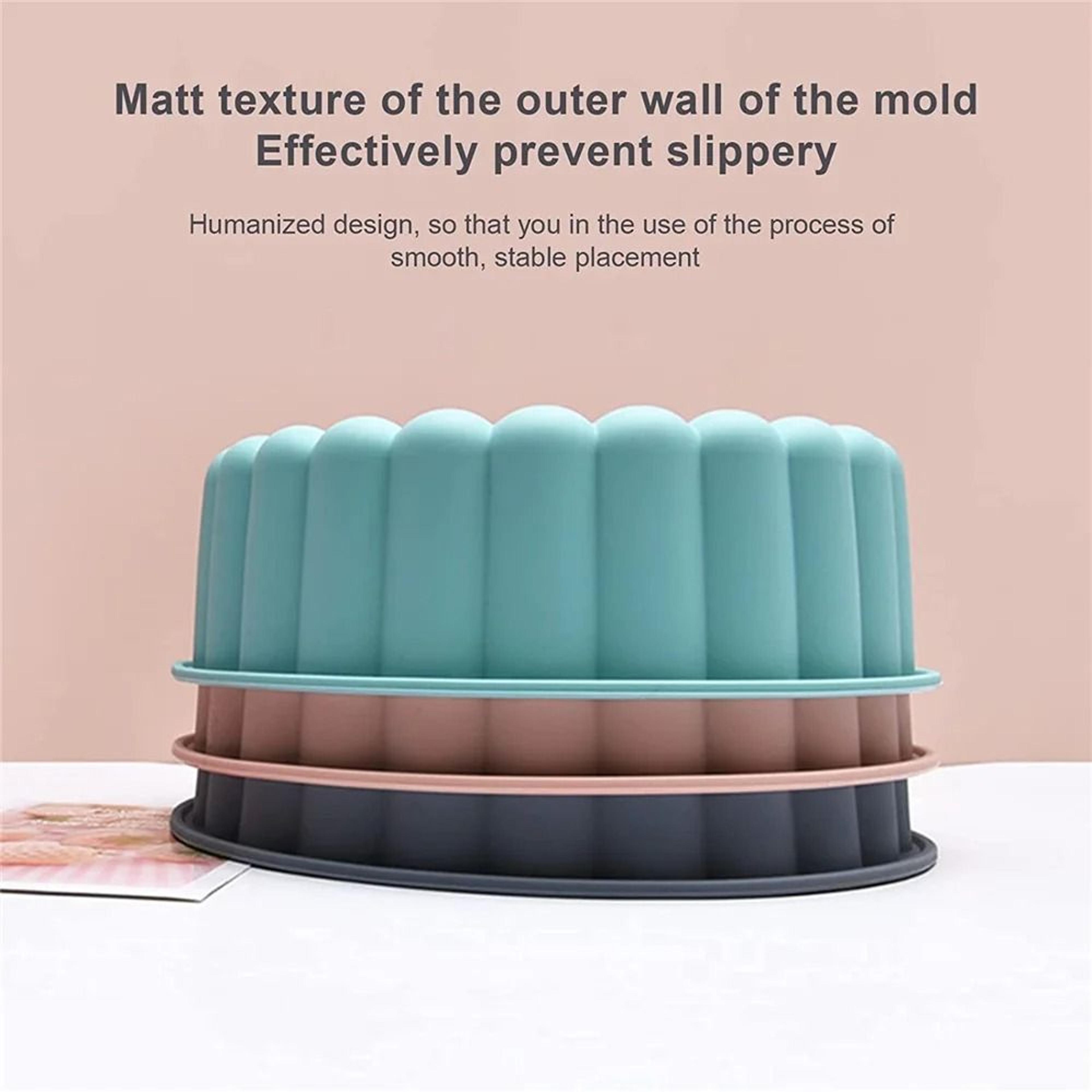 Silicone Round Cake Mold 8 Inch Non Stick For Baking Brownie And Shortcake 4
