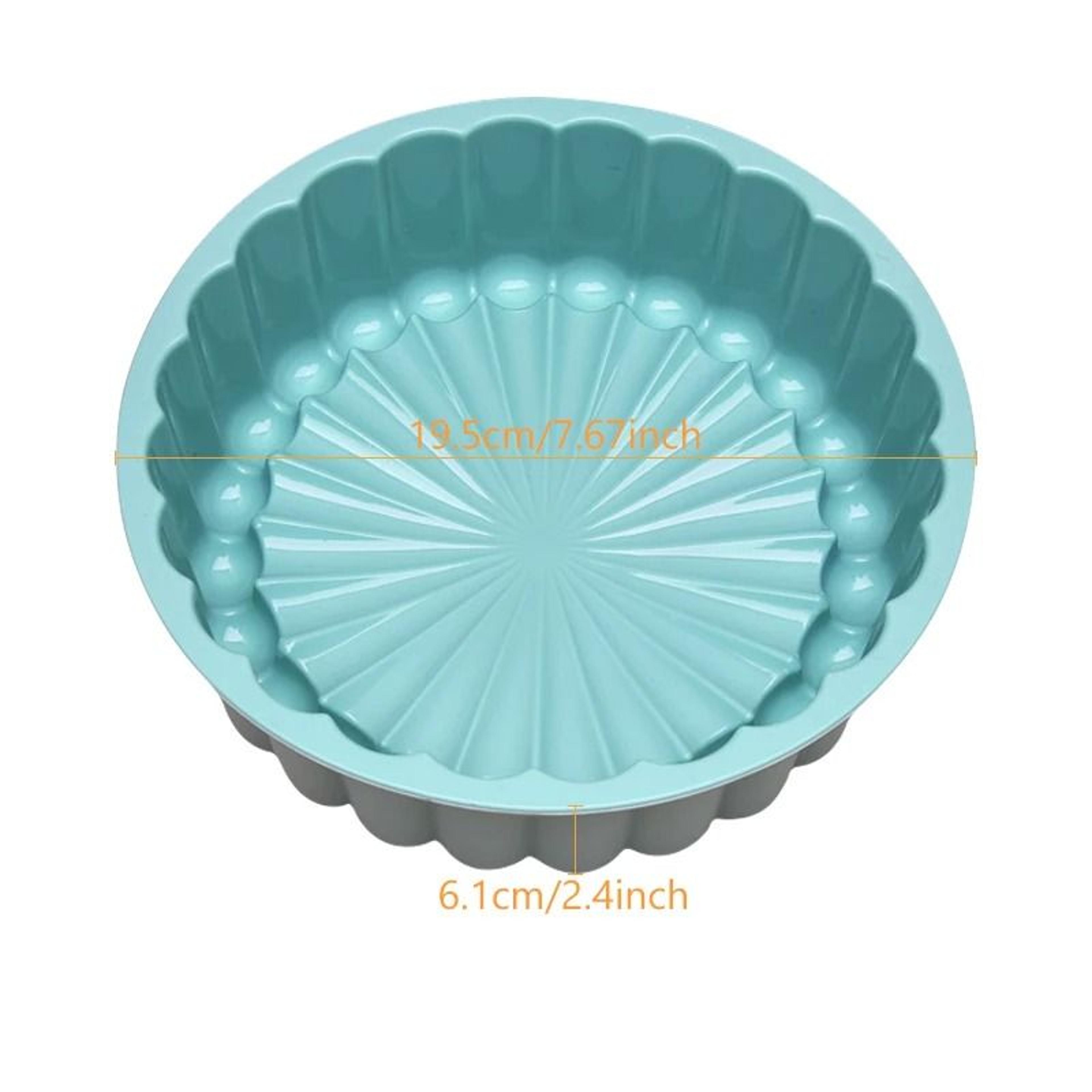 Silicone Round Cake Mold 8 Inch Non Stick For Baking Brownie And Shortcake 7