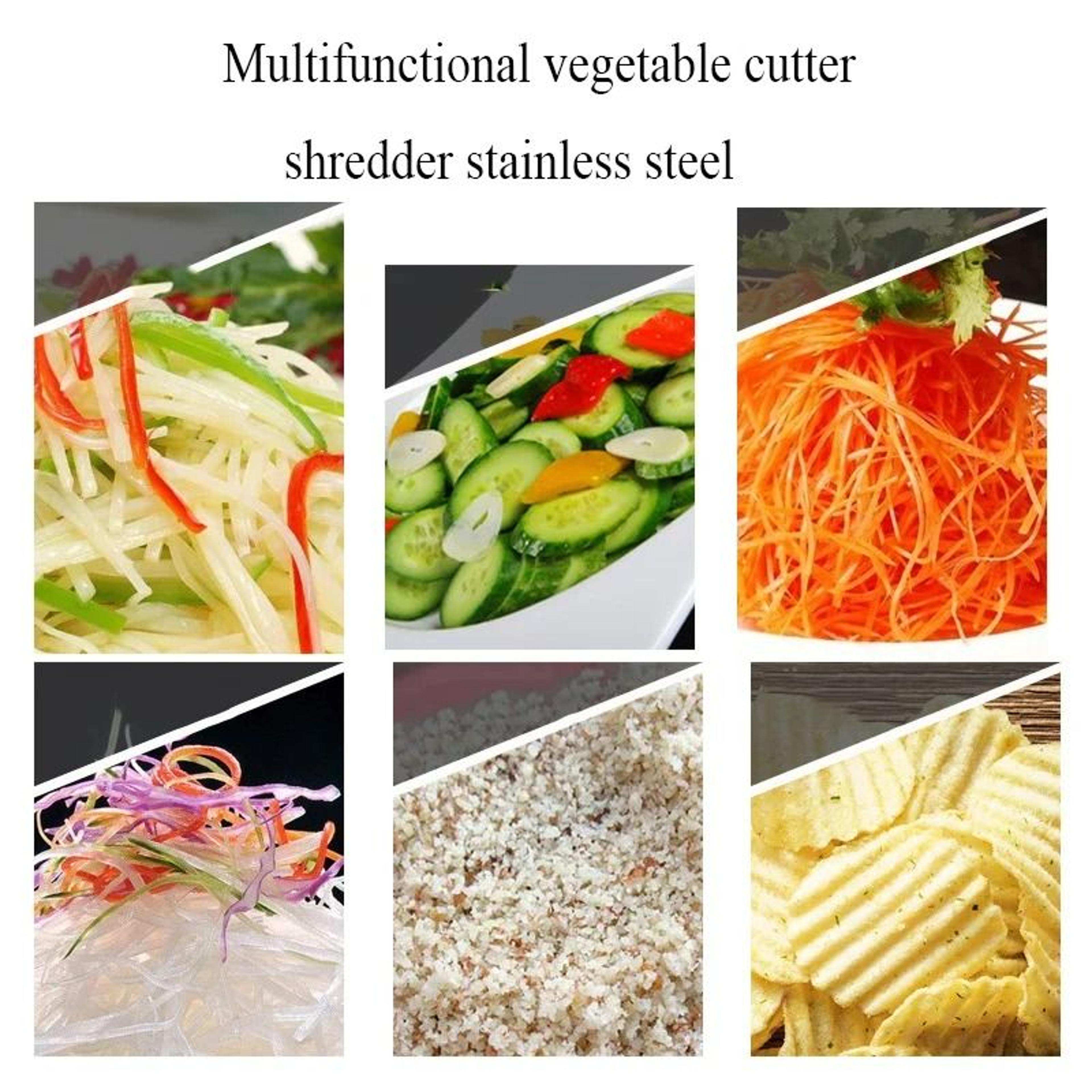 Stainless Steel 6 Sided Box Grater For Vegetables Cheese And Potatoes 2
