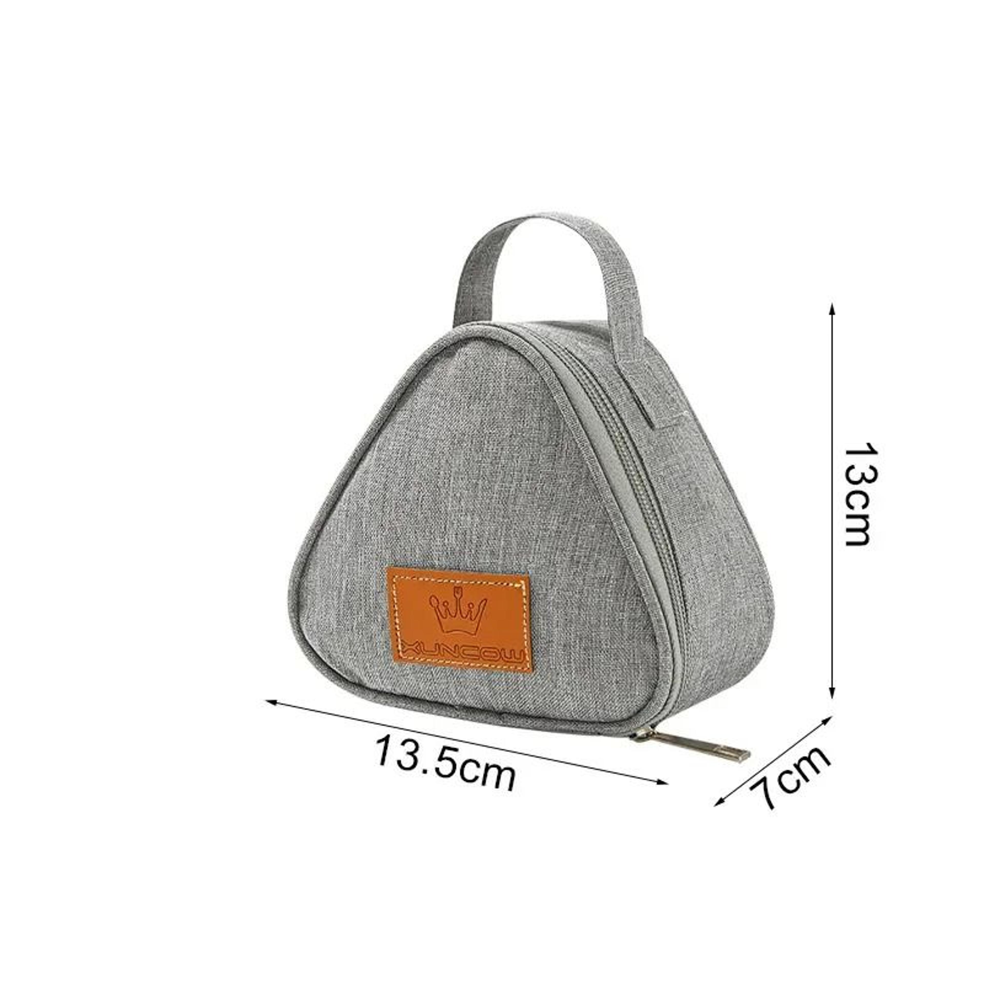Triangular Insulated Lunch Bag Mini Aluminum Foil Rice Ball Storage Bag 8