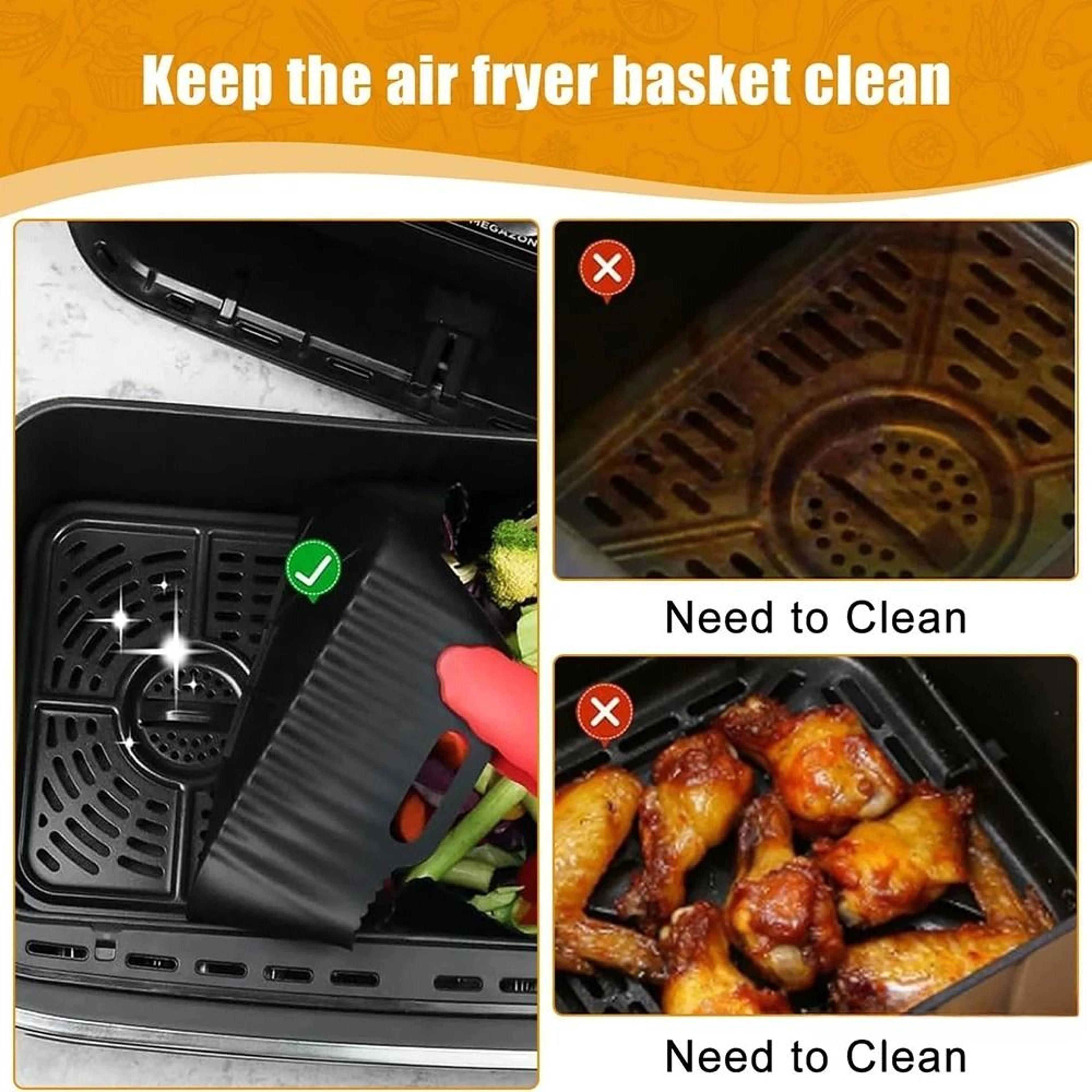 Silicone 17 Cm Air Fryer Mould Pot Tray With Handle For 45 L Airfryer 4