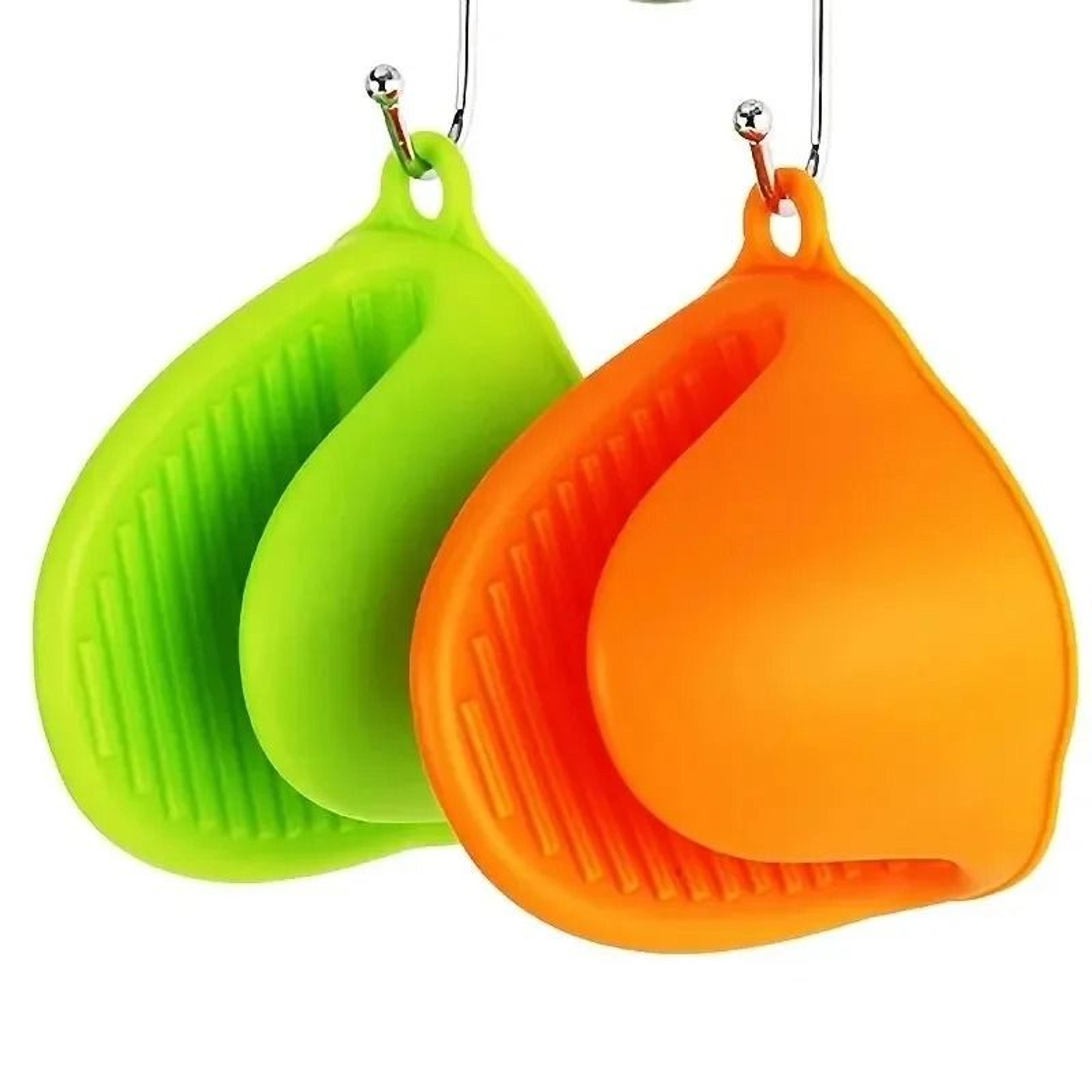 2pcs Thicken Baking Silicone Oven Mitts 1