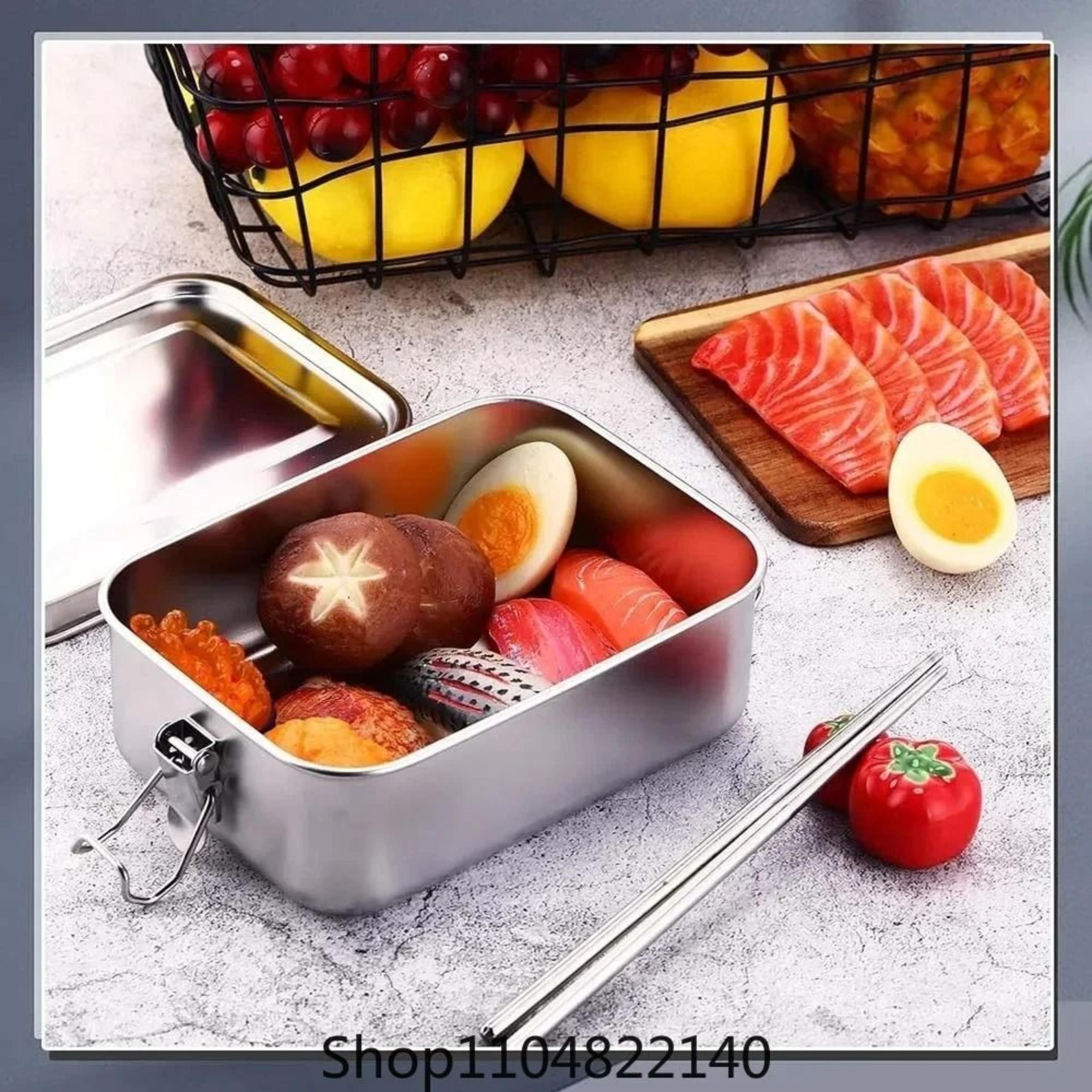 Stainless Steel LockClip Bento Lunch Box Meal Prep Container 5
