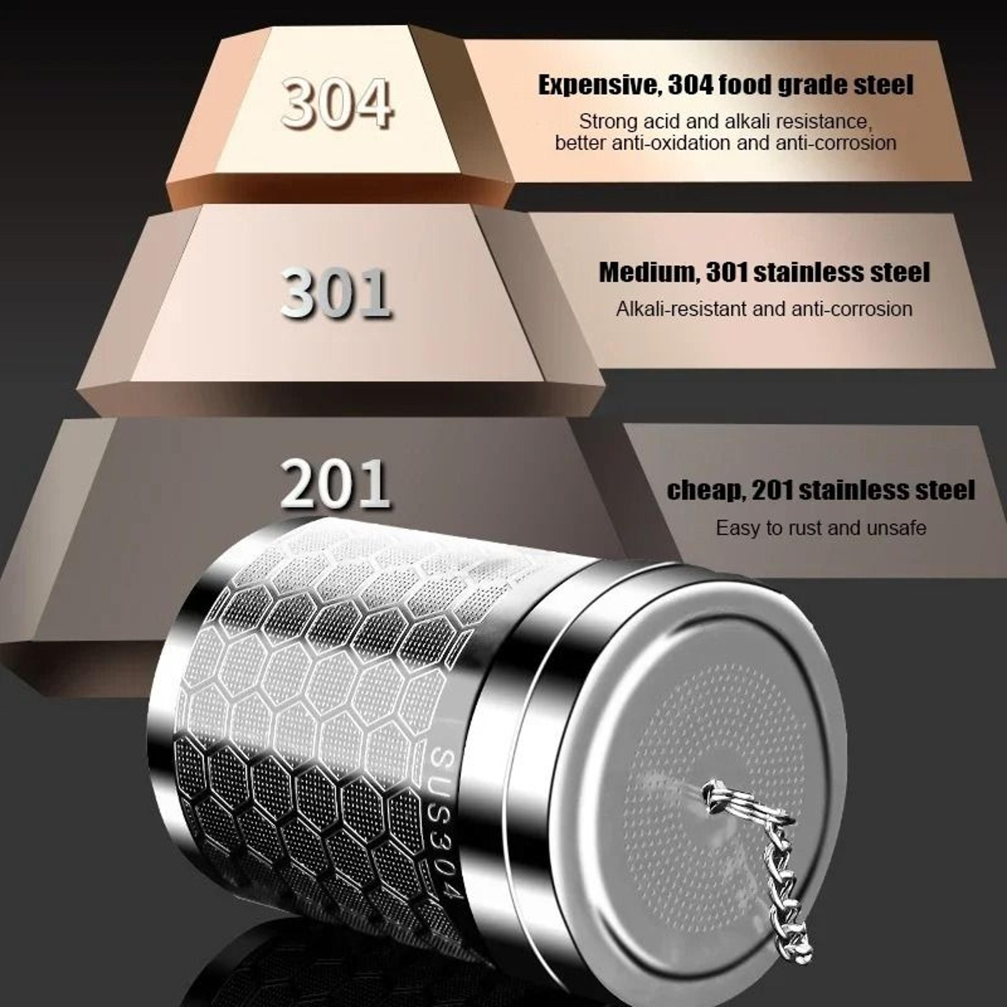 Extra Fine Mesh Stainless Steel Tea Infuser With Extended Chain 2