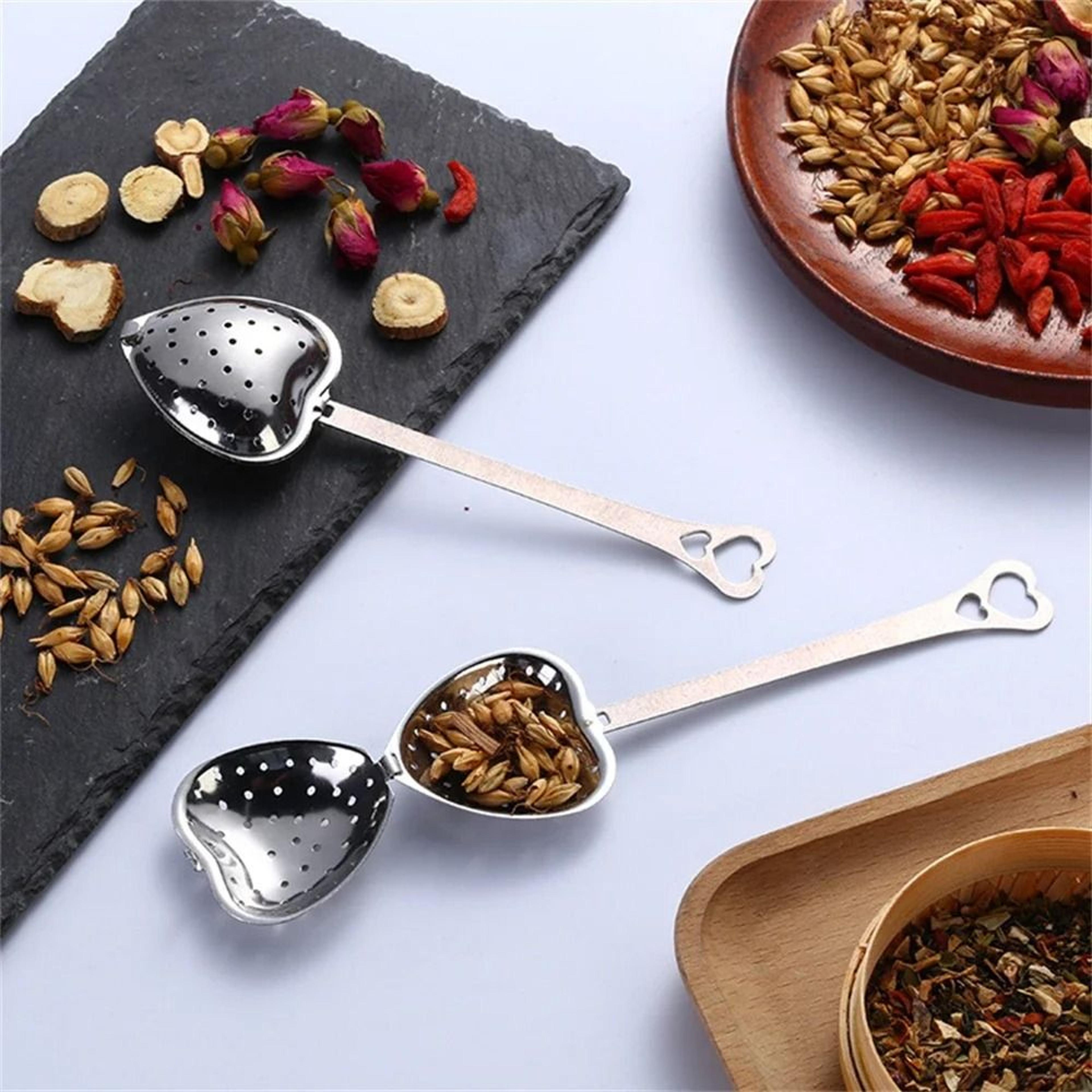 Heart Shaped Stainless Steel Tea Strainer Fine Mesh 3