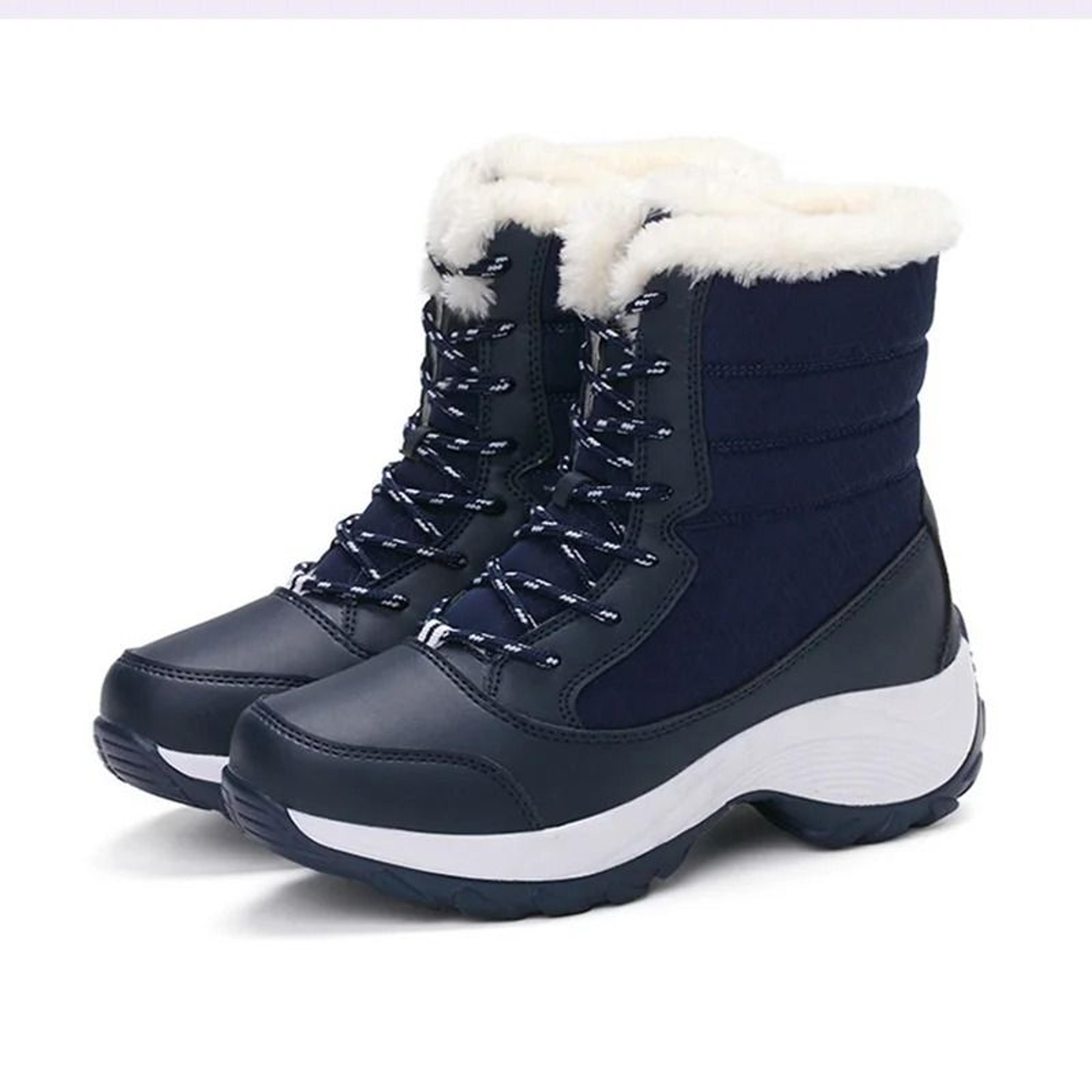 Women Platform Snow Boots Winter Casual Warm Boots 8