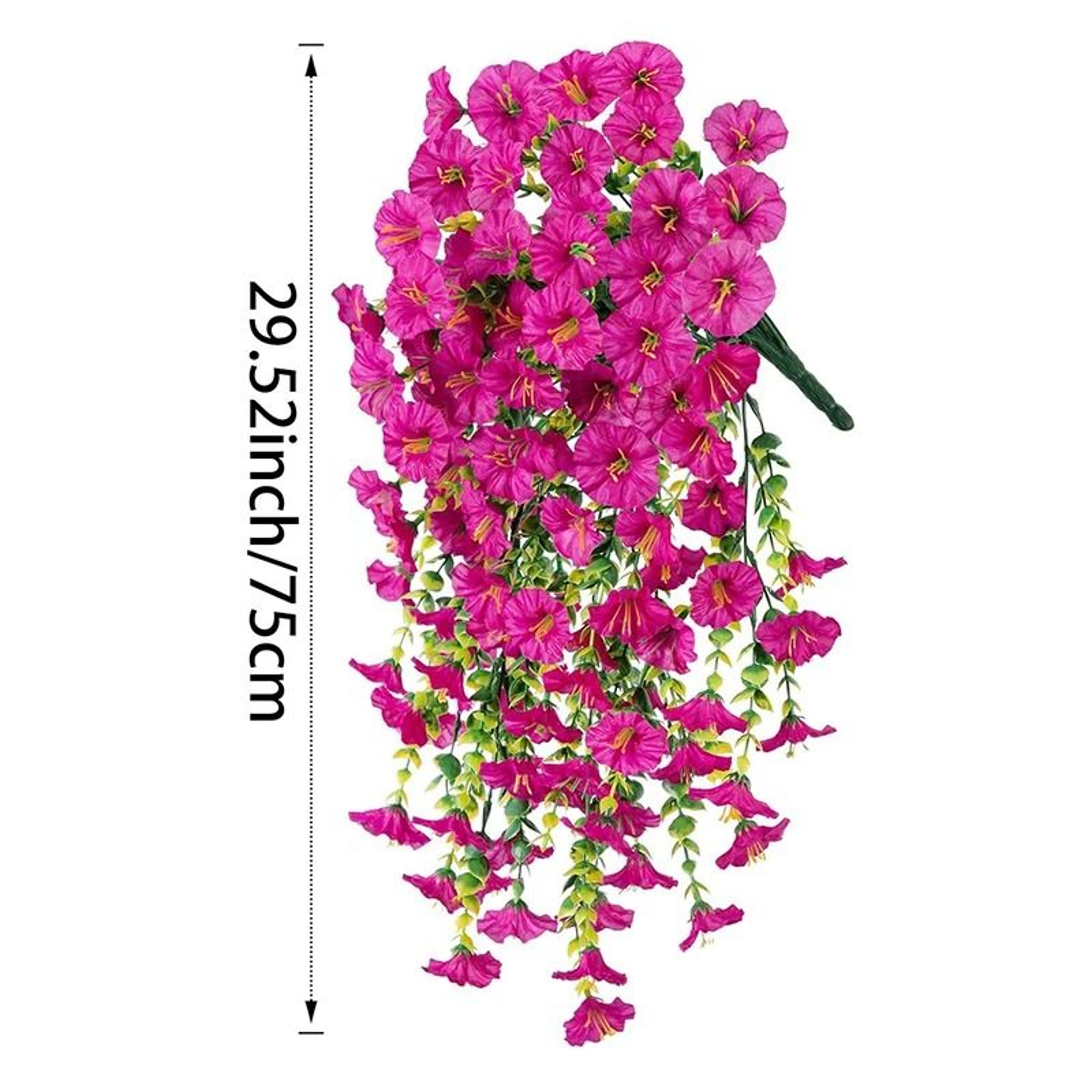 Artificial Morning Glory Wall Hanging Vine 75 Cm 7