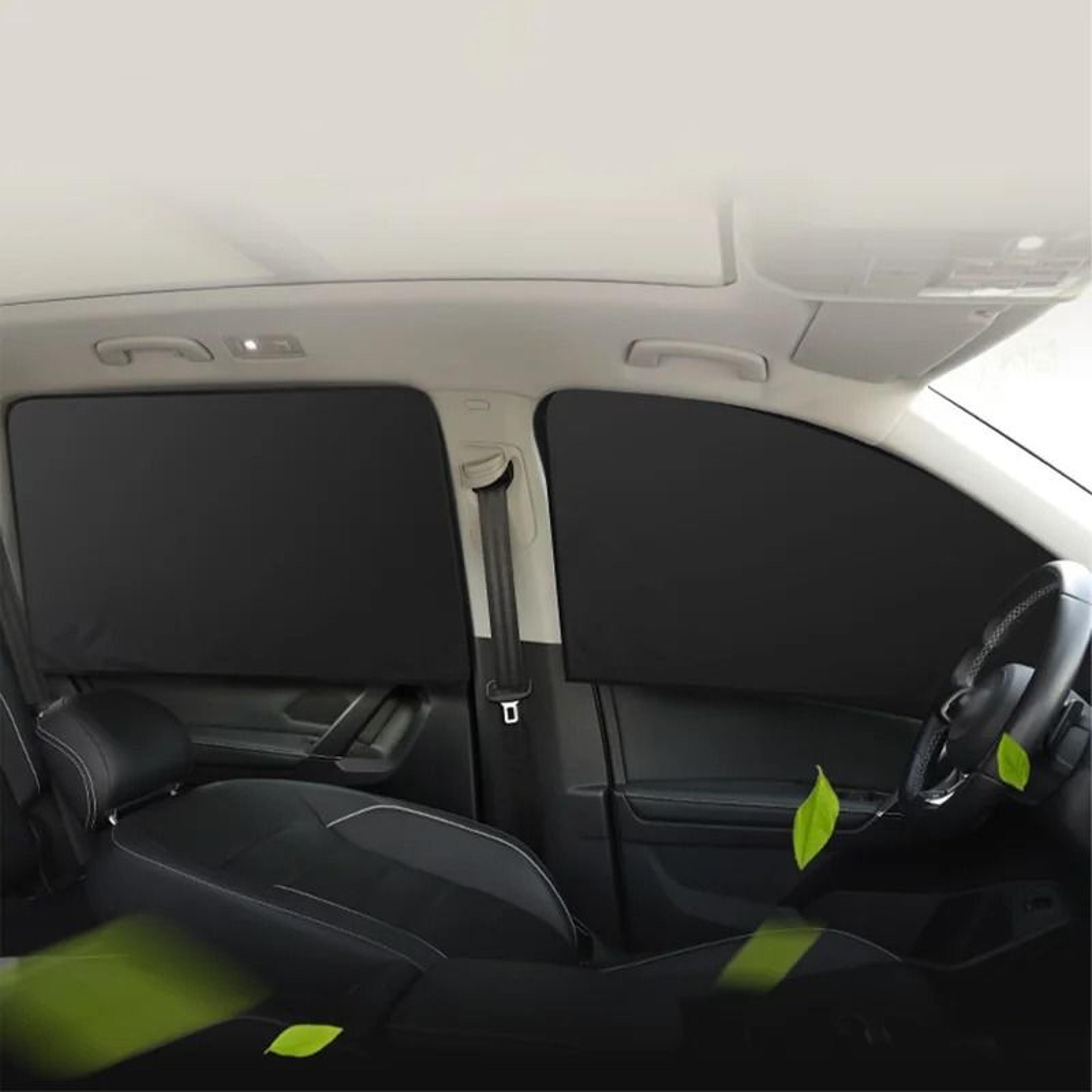 2 Pack Car Side Window Sun Shade Curtain Summer Sun Protection UV Reflective Magnetic Car Privacy C 4