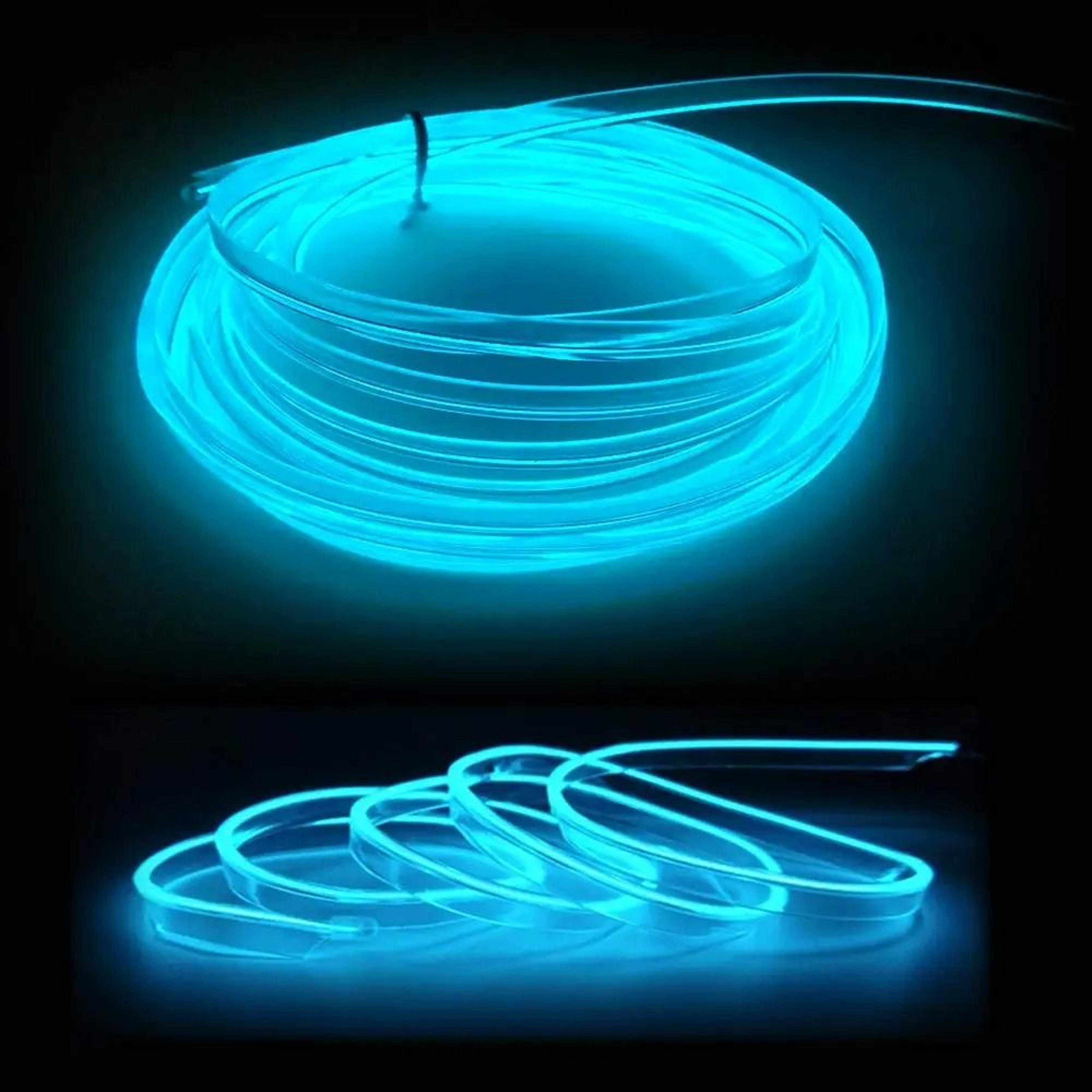 5M Car Interior LED Strip Light Neon Ambient USB Light 2