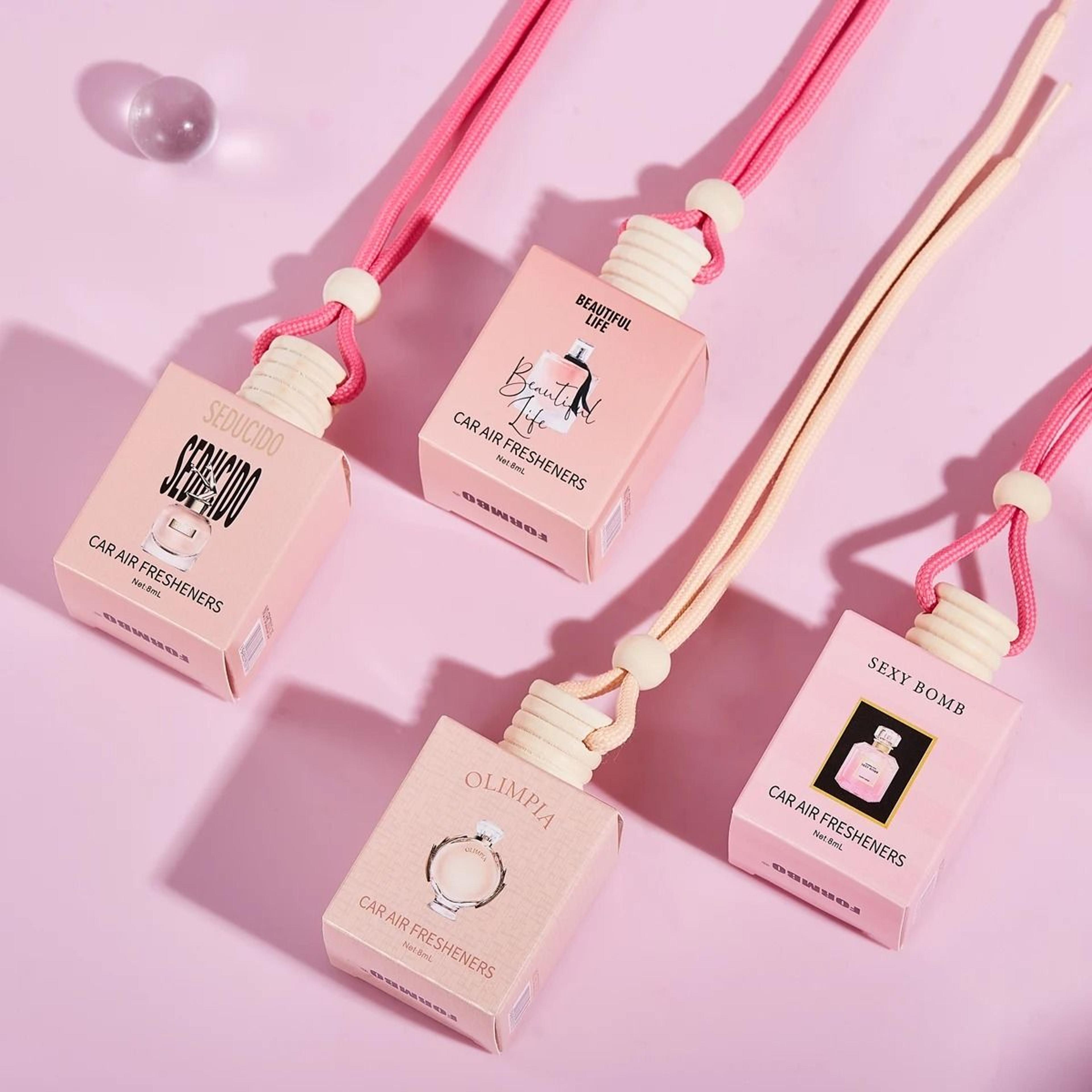 Pink Car Fragrance Pendant Air Freshener 5