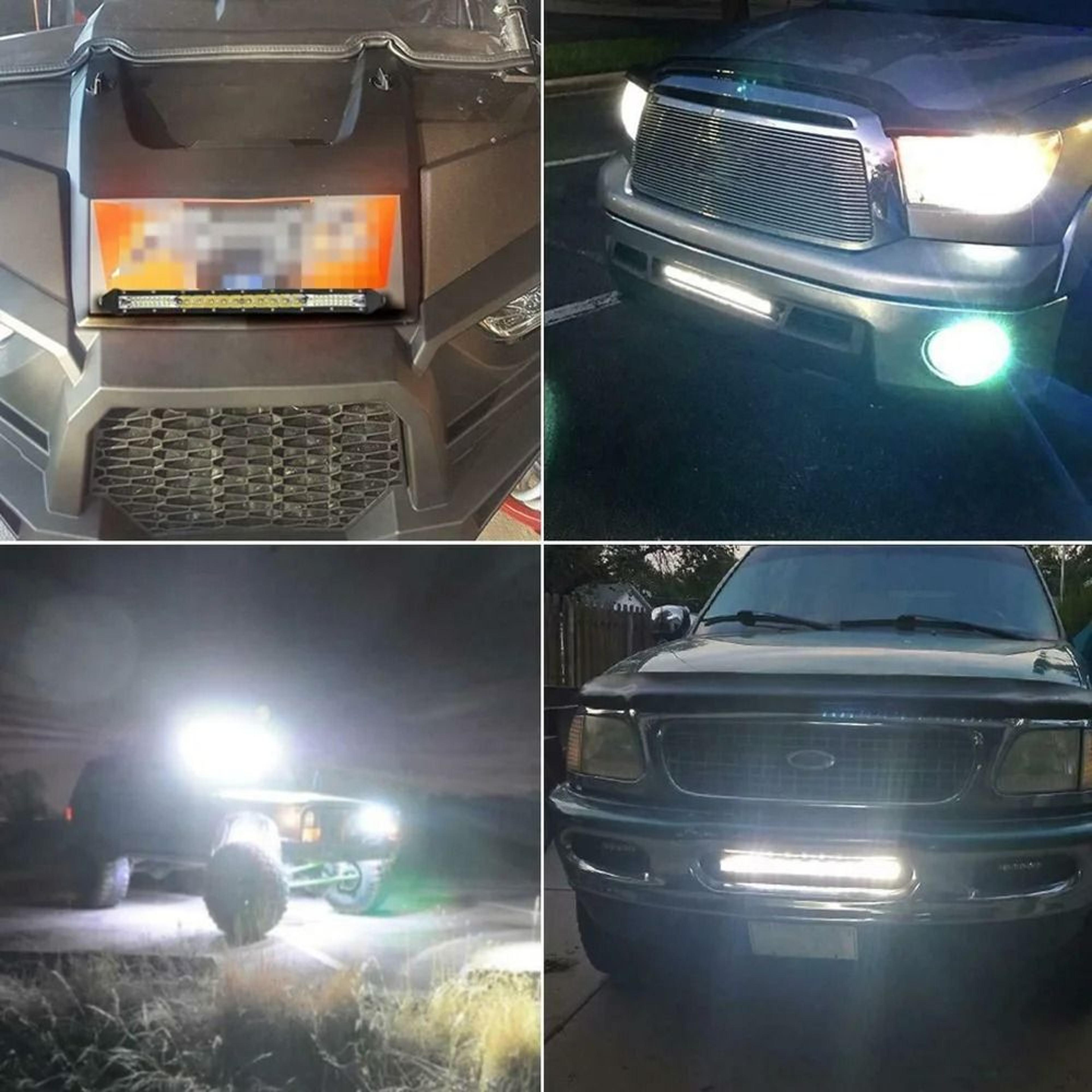 Slim Spot Flood LED Light Bar 12V  24V OffRoad Work Lamp 5