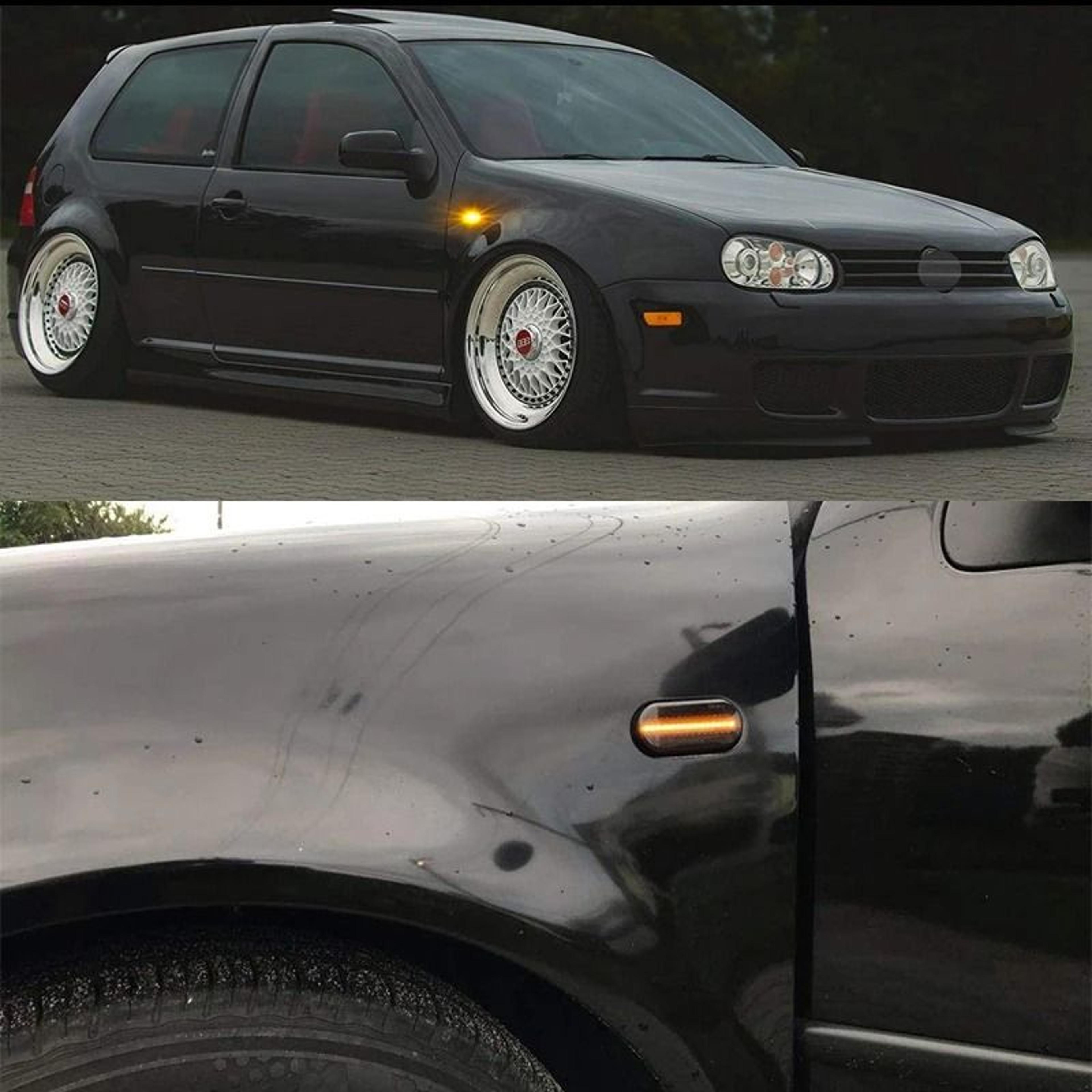 LED Dynamic Side Marker Turn Signal Light Kit For VW Golf Bora MK4 5