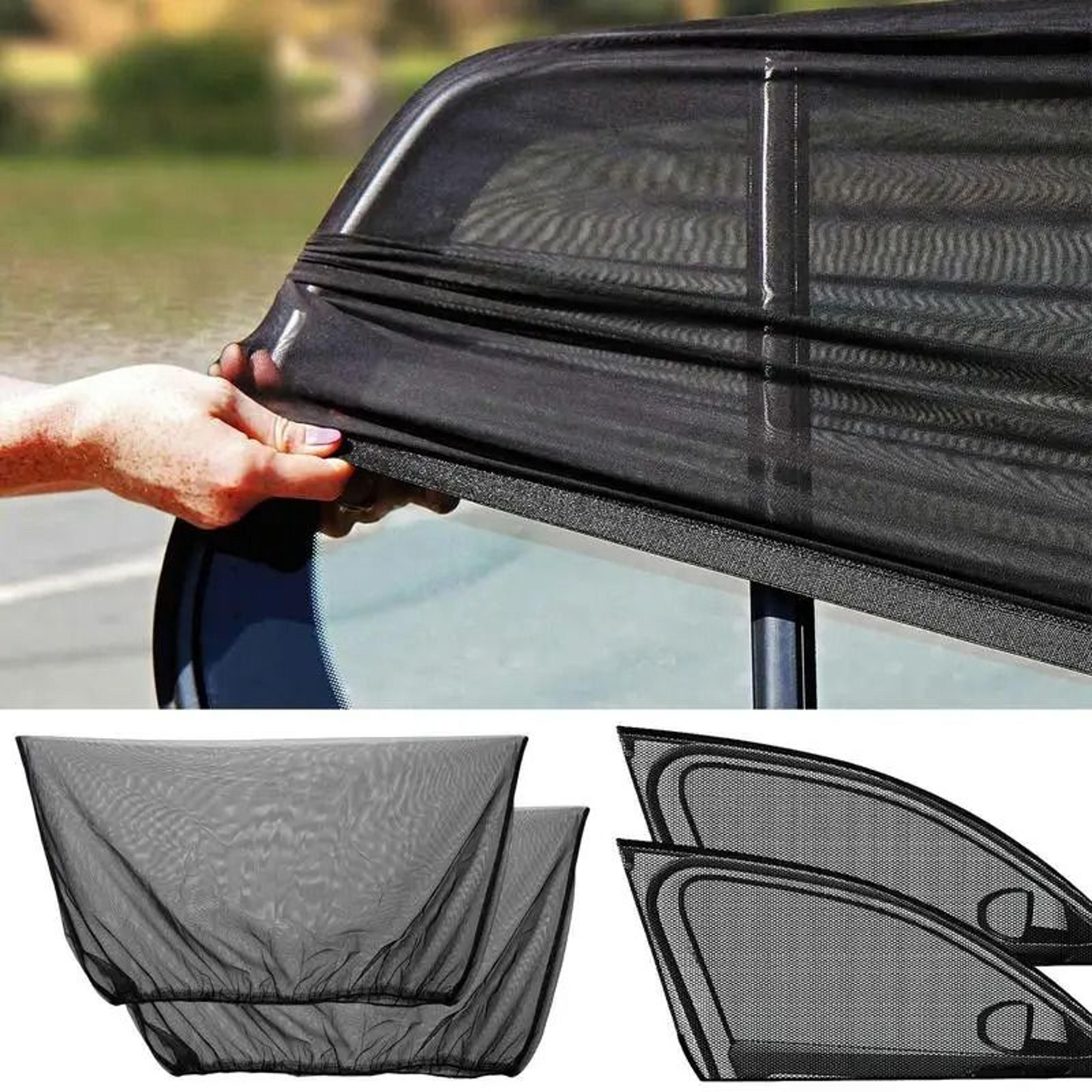 Car Rear Side Window Sunshade UV Protect Mesh Privacy Curtain 0