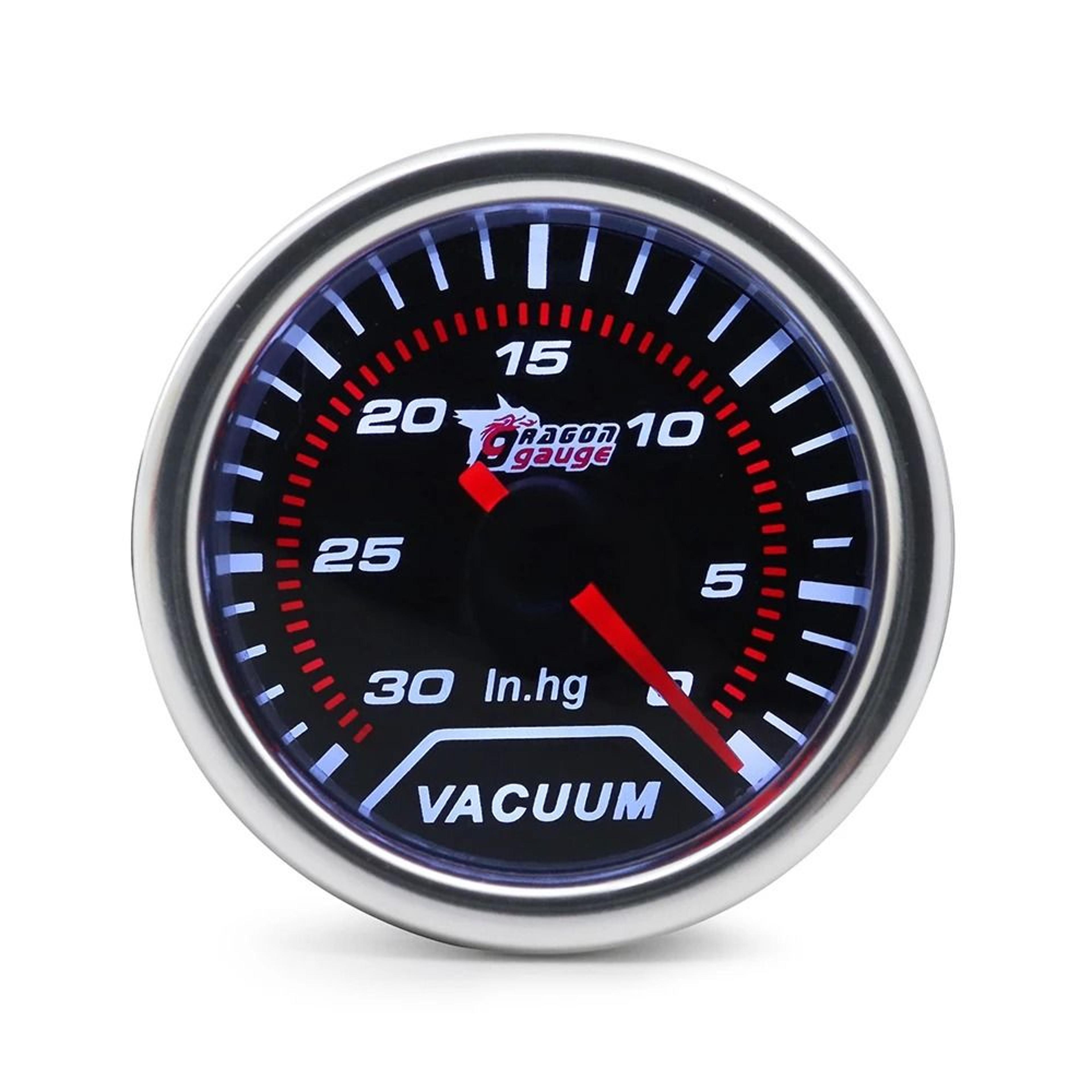 Universal 52mm Analog LED Gauge With White Case And Gauge Pod 9