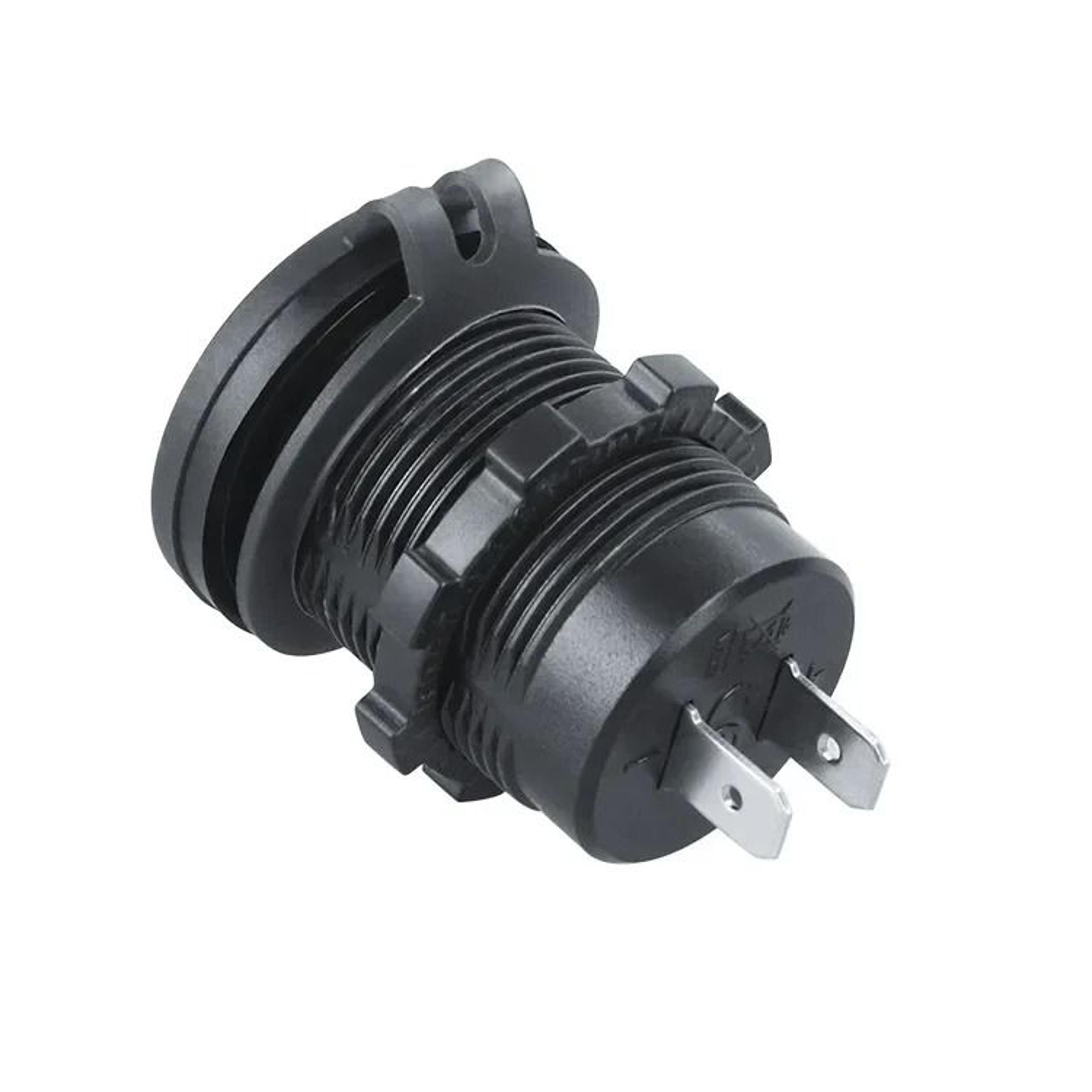 Car Charger Socket Dual Type C And Dual USB Fast Charging Socket With Voltmeter 5