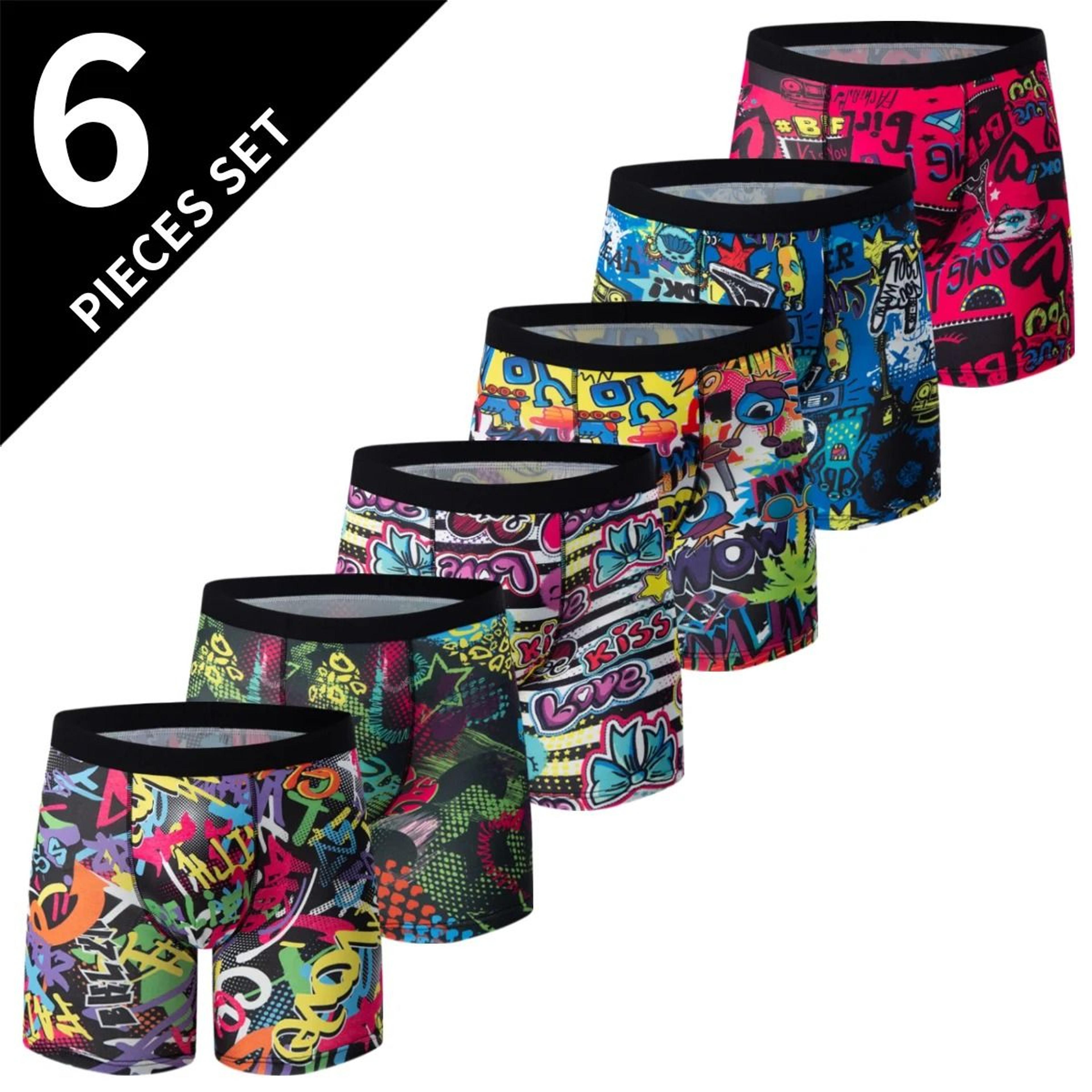 Mens Breathable Stretch Long Underwear Shorts Comfortable Athletic Boxer Briefs 15