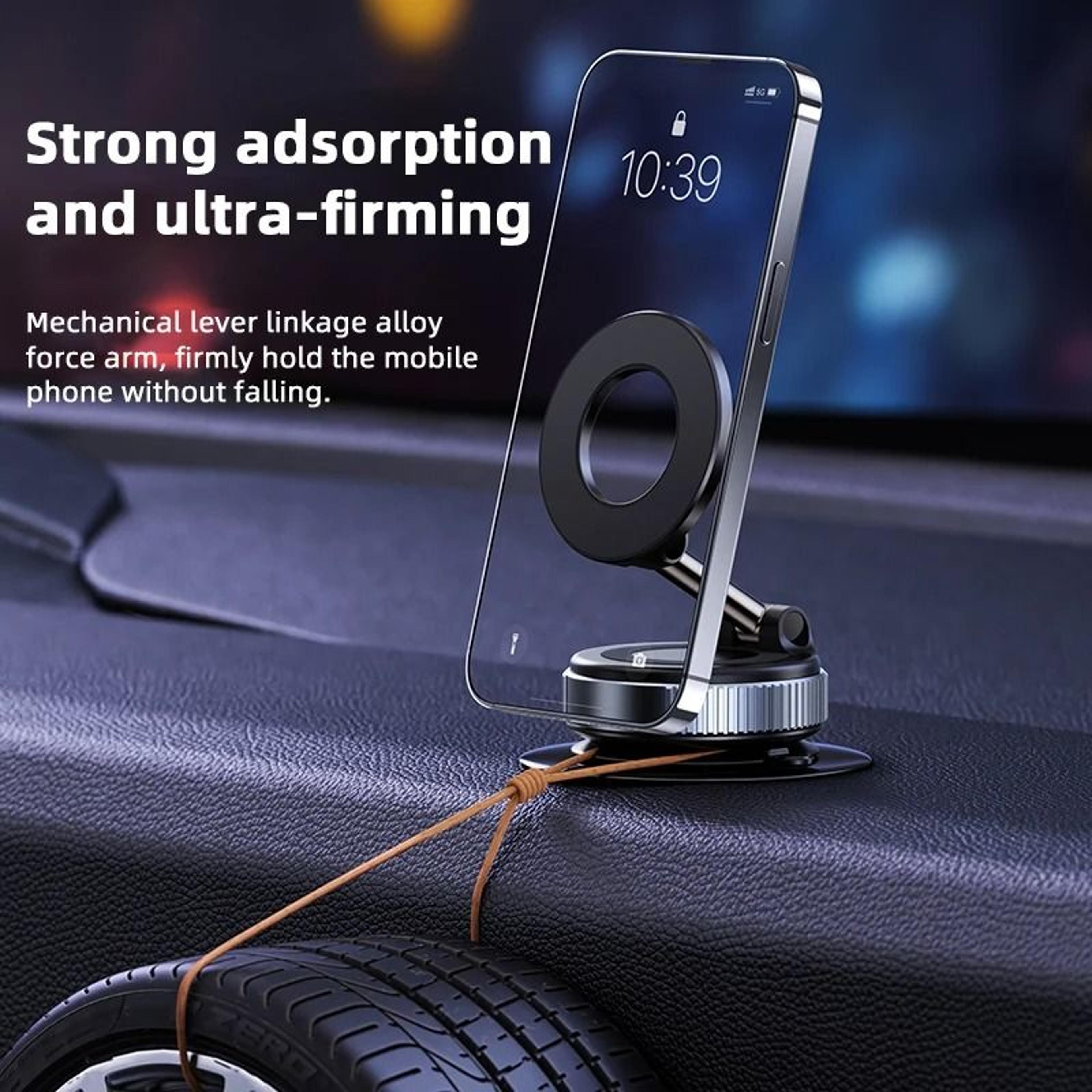 Magnetic Phone Holder With Three Axis Rotation For Adjustable Hands Free Use 2