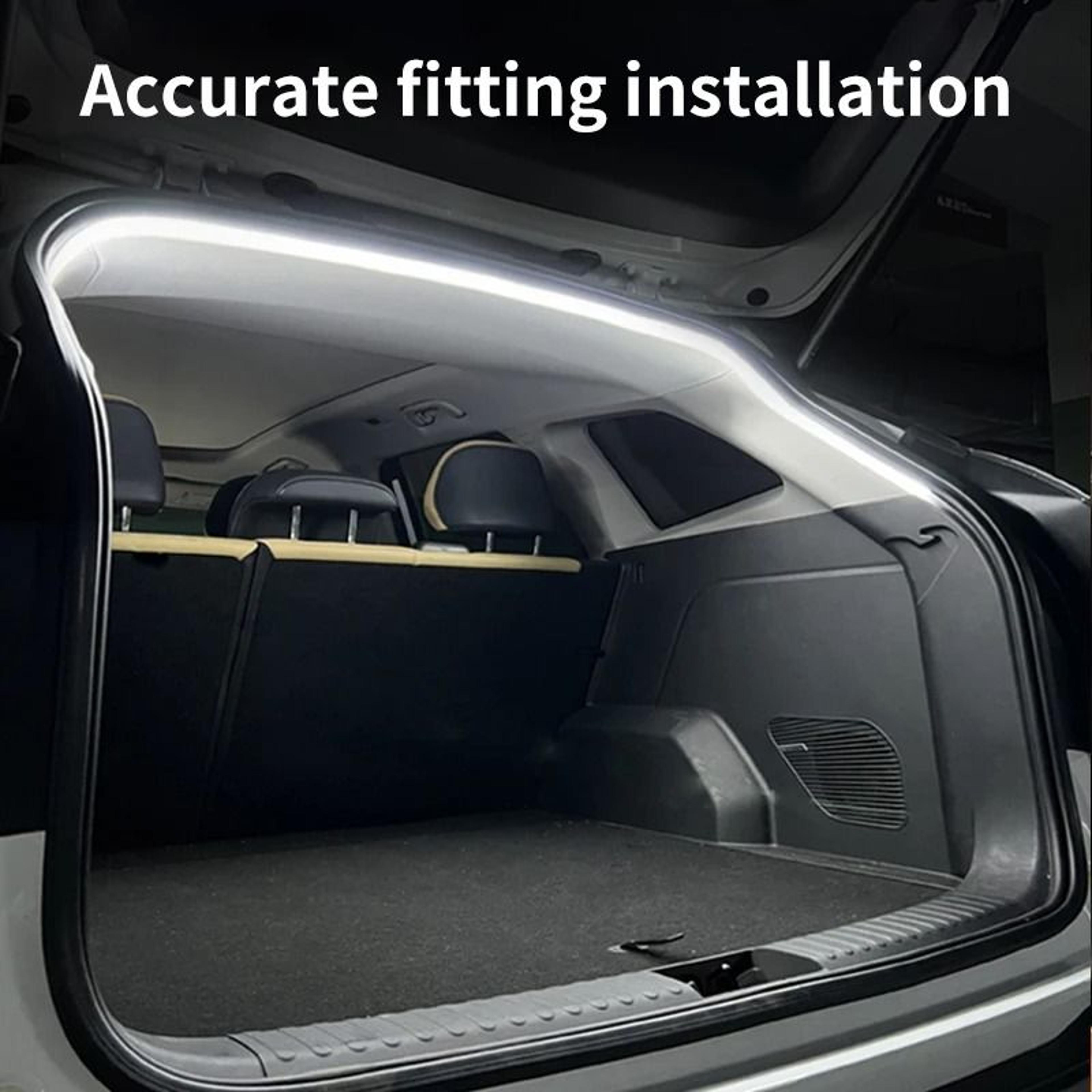 Car Trunk Automatic Sensing LED Light Strip For Bright Interior Tailgate Lighting 1