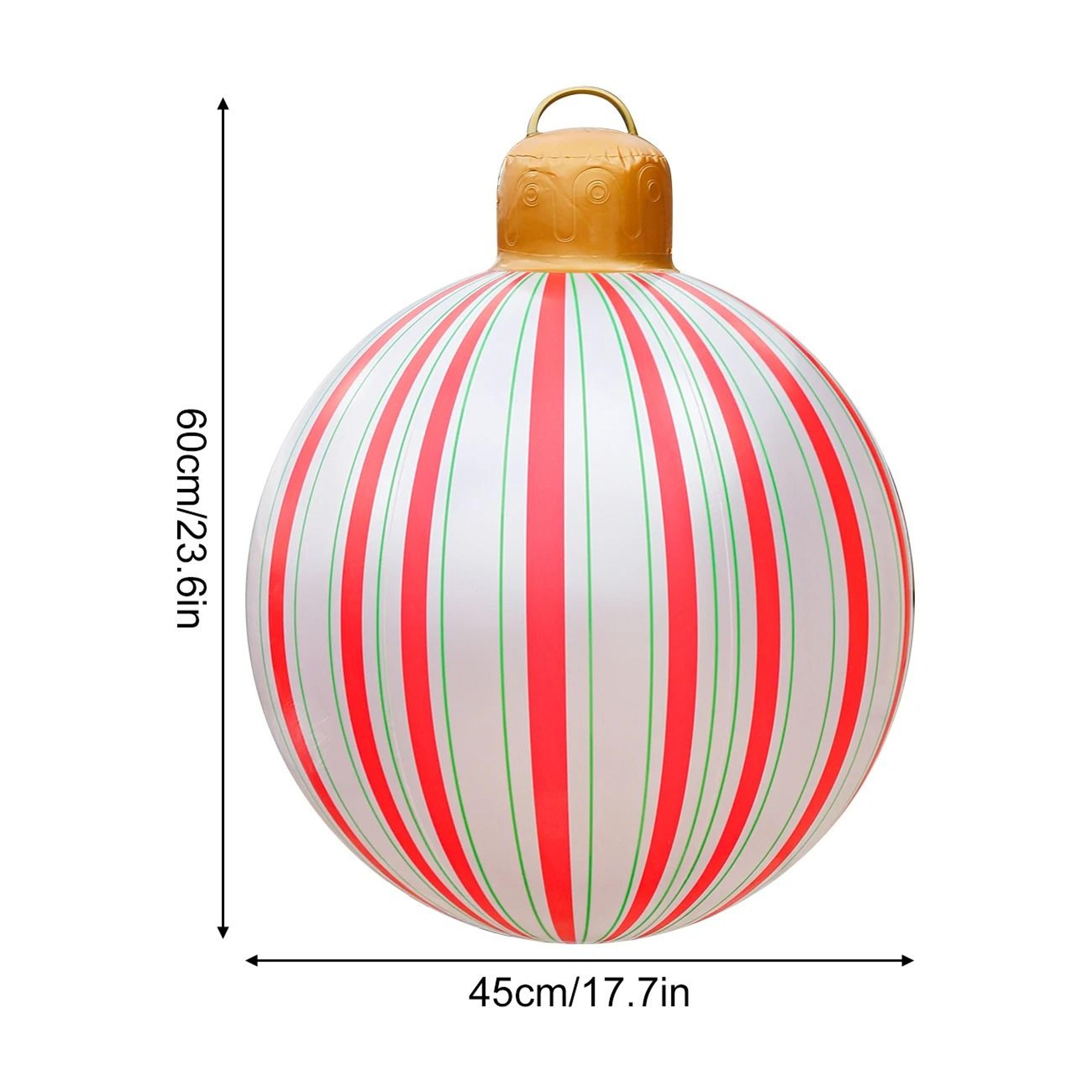 Inflatable Christmas Ornament Ball For Large Outdoor Holiday Decoration 7