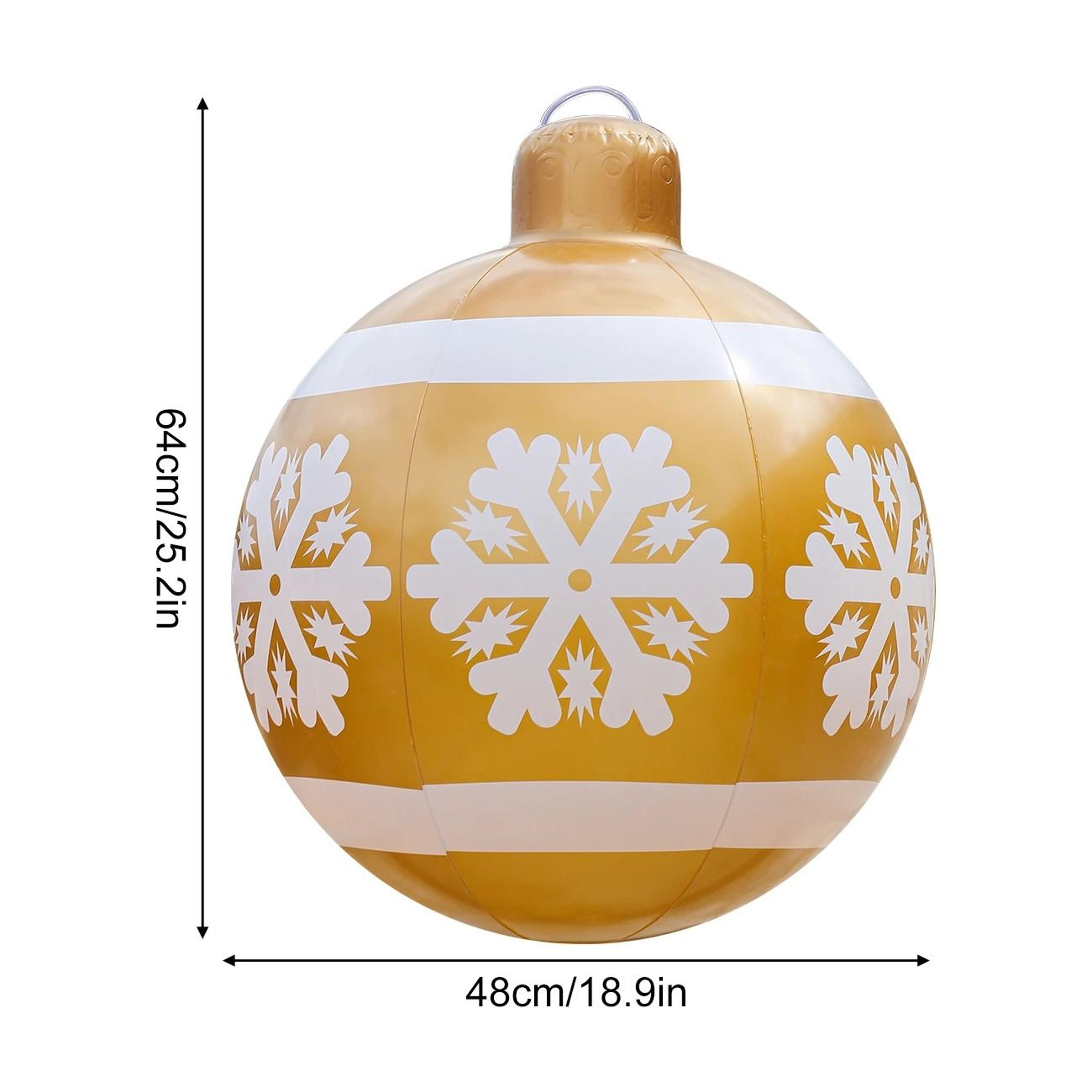Inflatable Christmas Ornament Ball For Large Outdoor Holiday Decoration 8