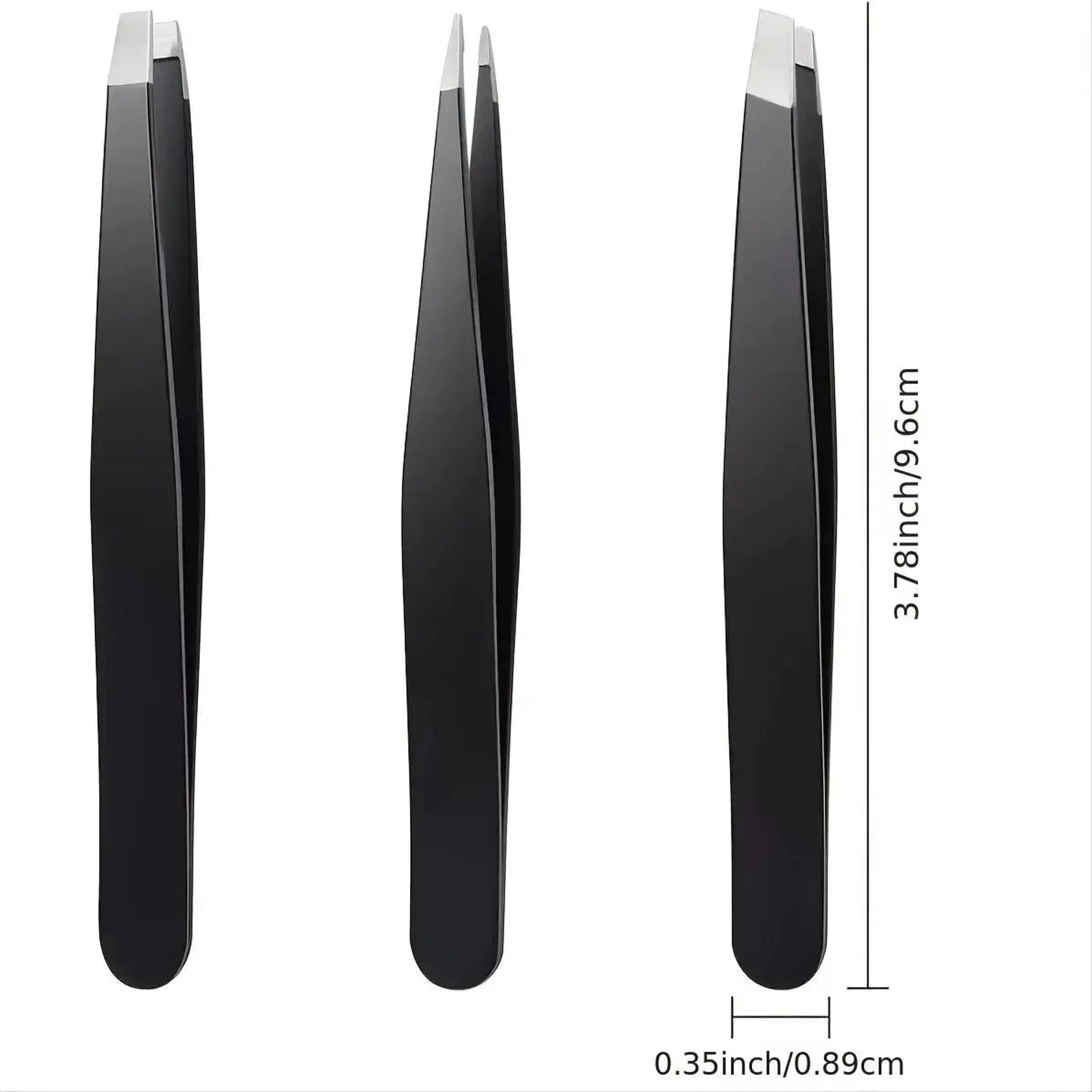 Premium Stainless Steel Tweezers Set 34 Pcs Precision Sharp Tip For Eyebrow Facial And Ingrown Hair 4