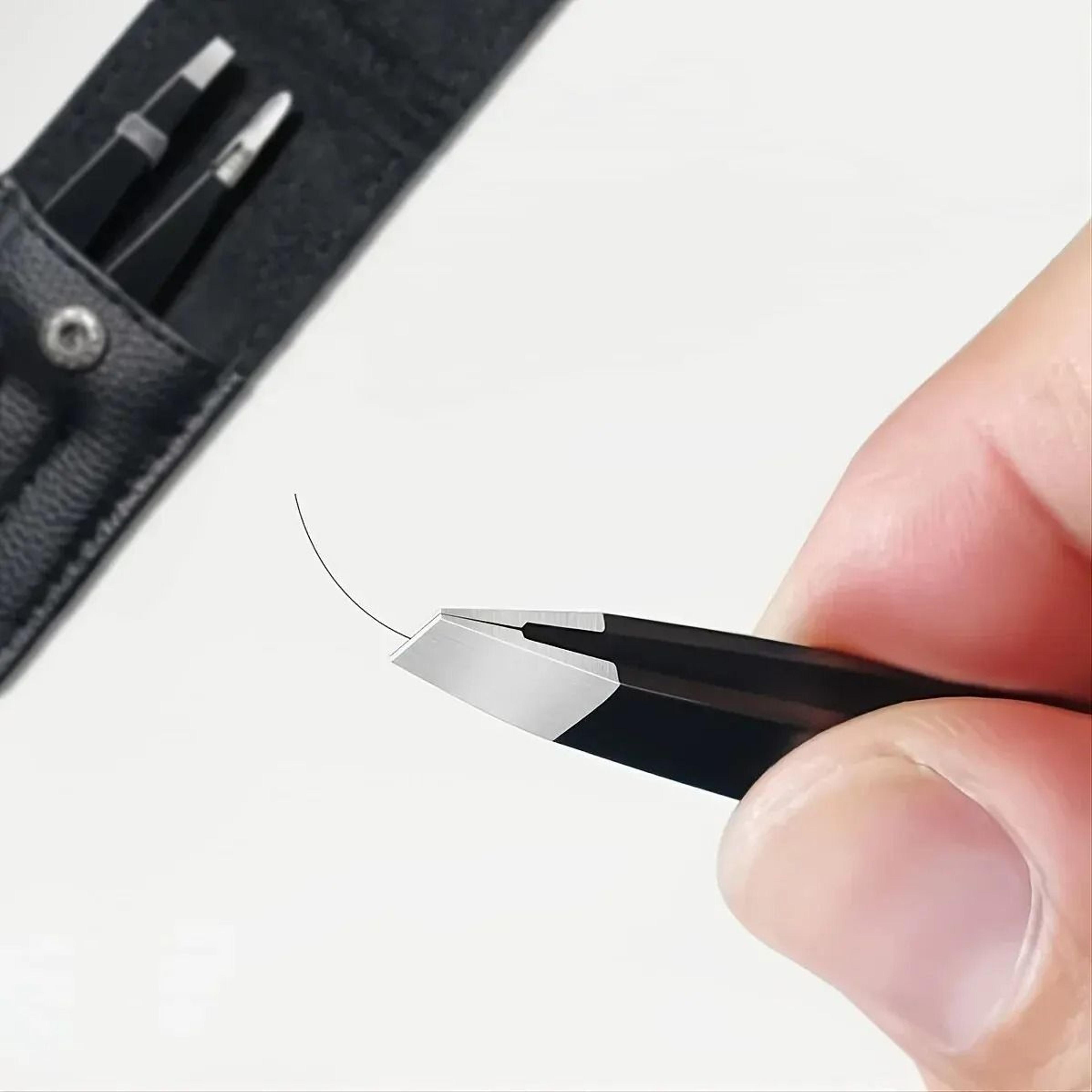 Premium Stainless Steel Tweezers Set 34 Pcs Precision Sharp Tip For Eyebrow Facial And Ingrown Hair 5