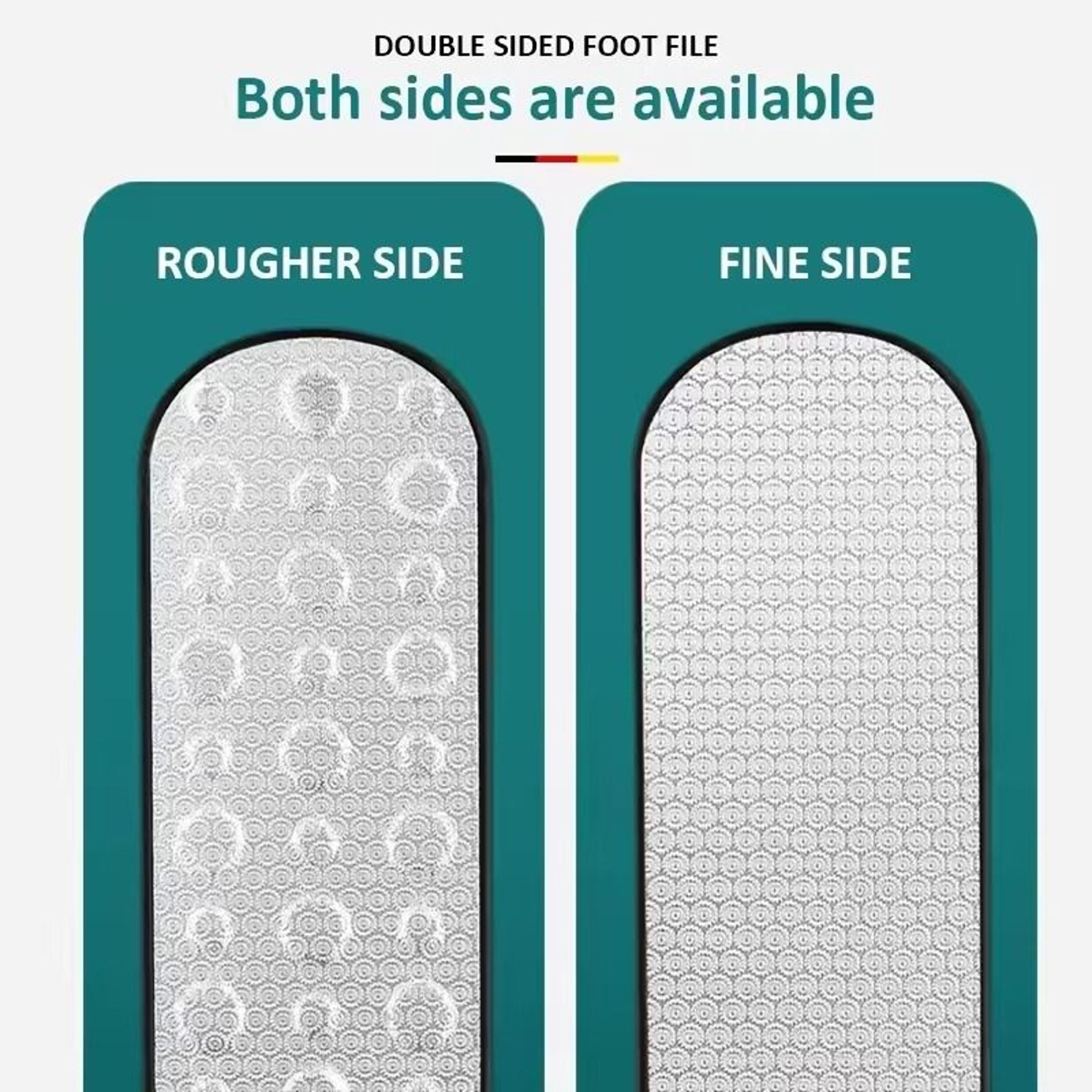 High Quality Stainless Steel Double Sided Foot File Callus Remover Pedicure Tool 3