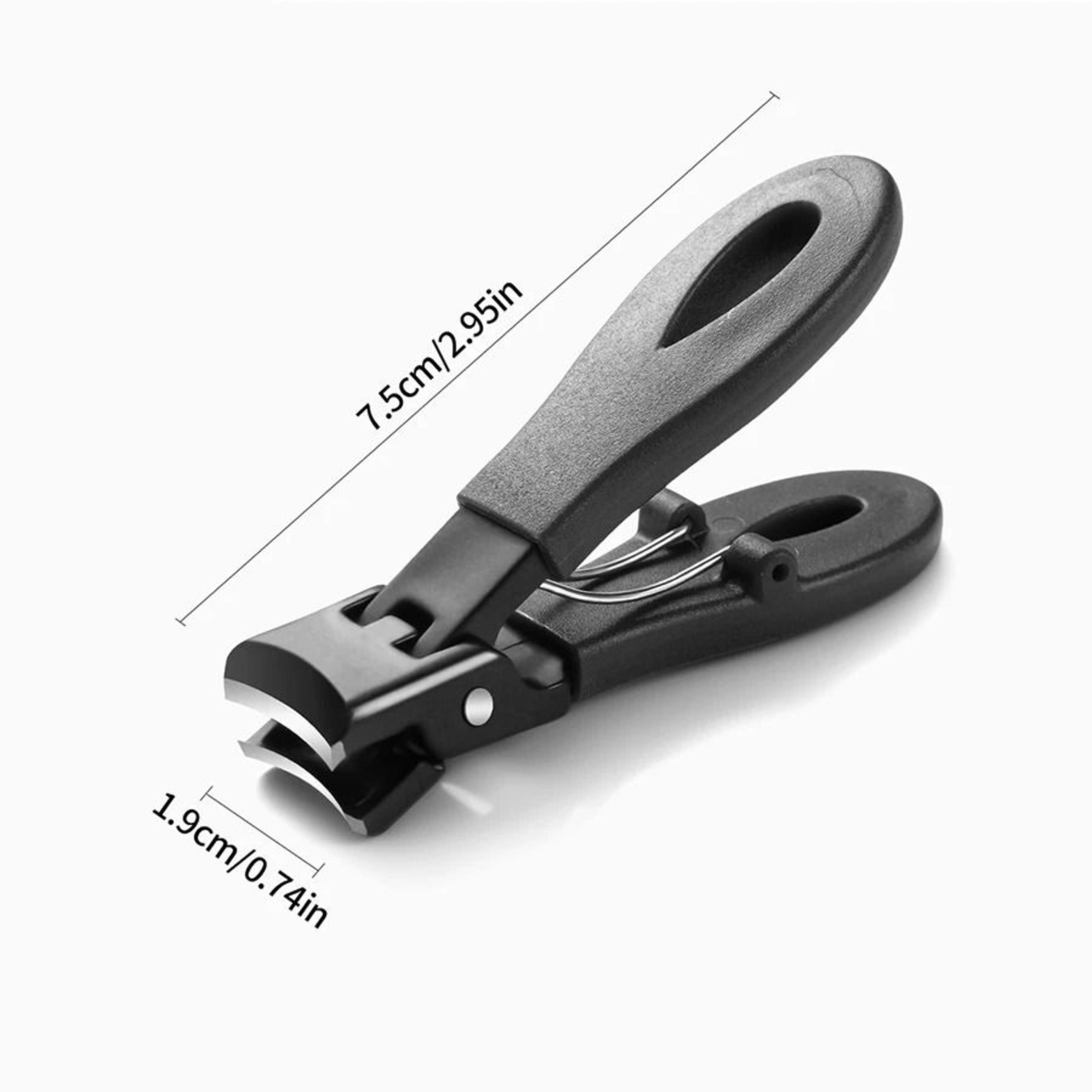 Portable Ultra Sharp Stainless Steel Nail Clippers With Wide Jaw Opening And Anti Splash Design 9