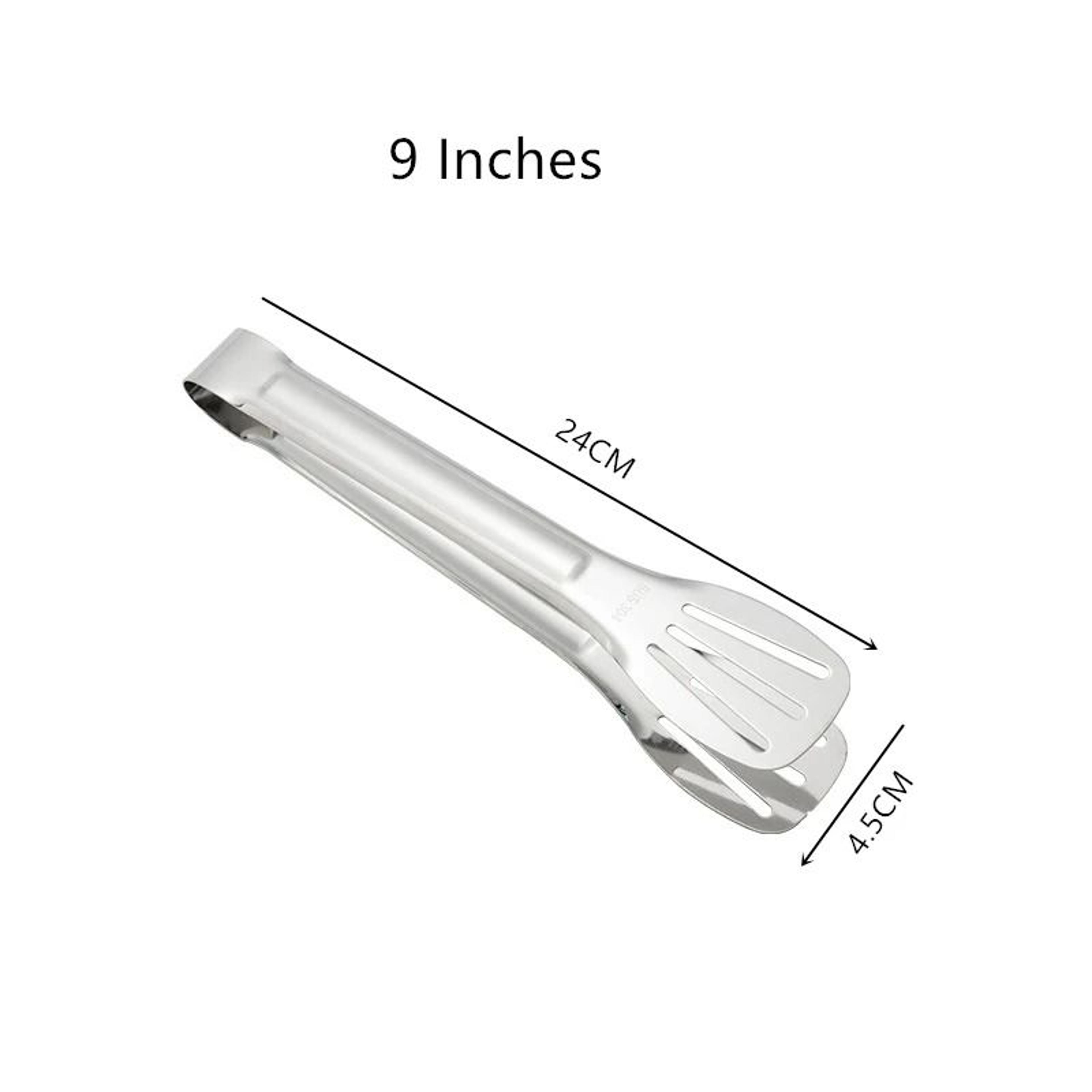 Stainless Steel Food Tongs BBQ Meat Salad Steak Food Serving Clip Long Kitchen Utensils 7