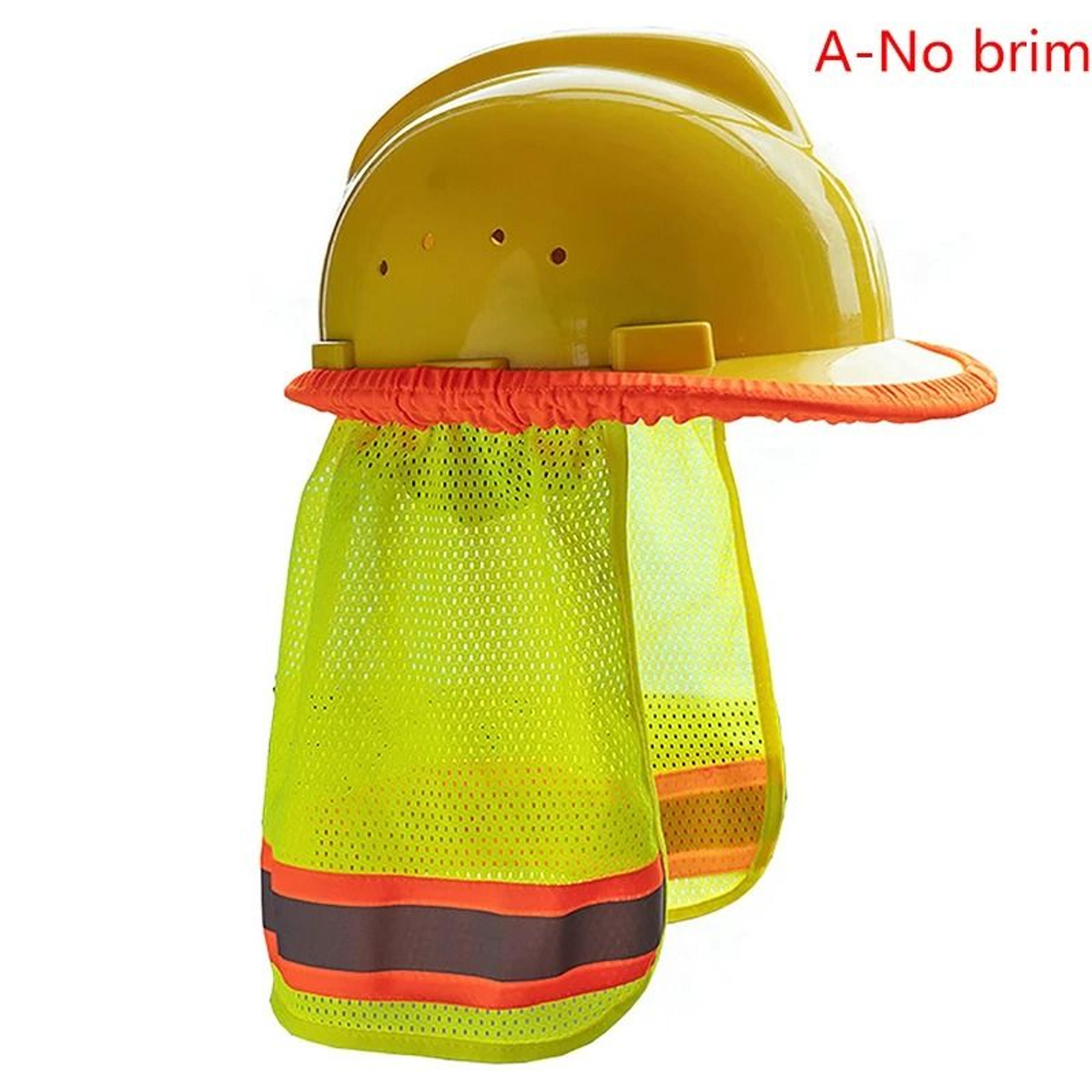 Summer Sun Shade Hard Hat Neck Shield With Reflective Brim For Construction Workers 7