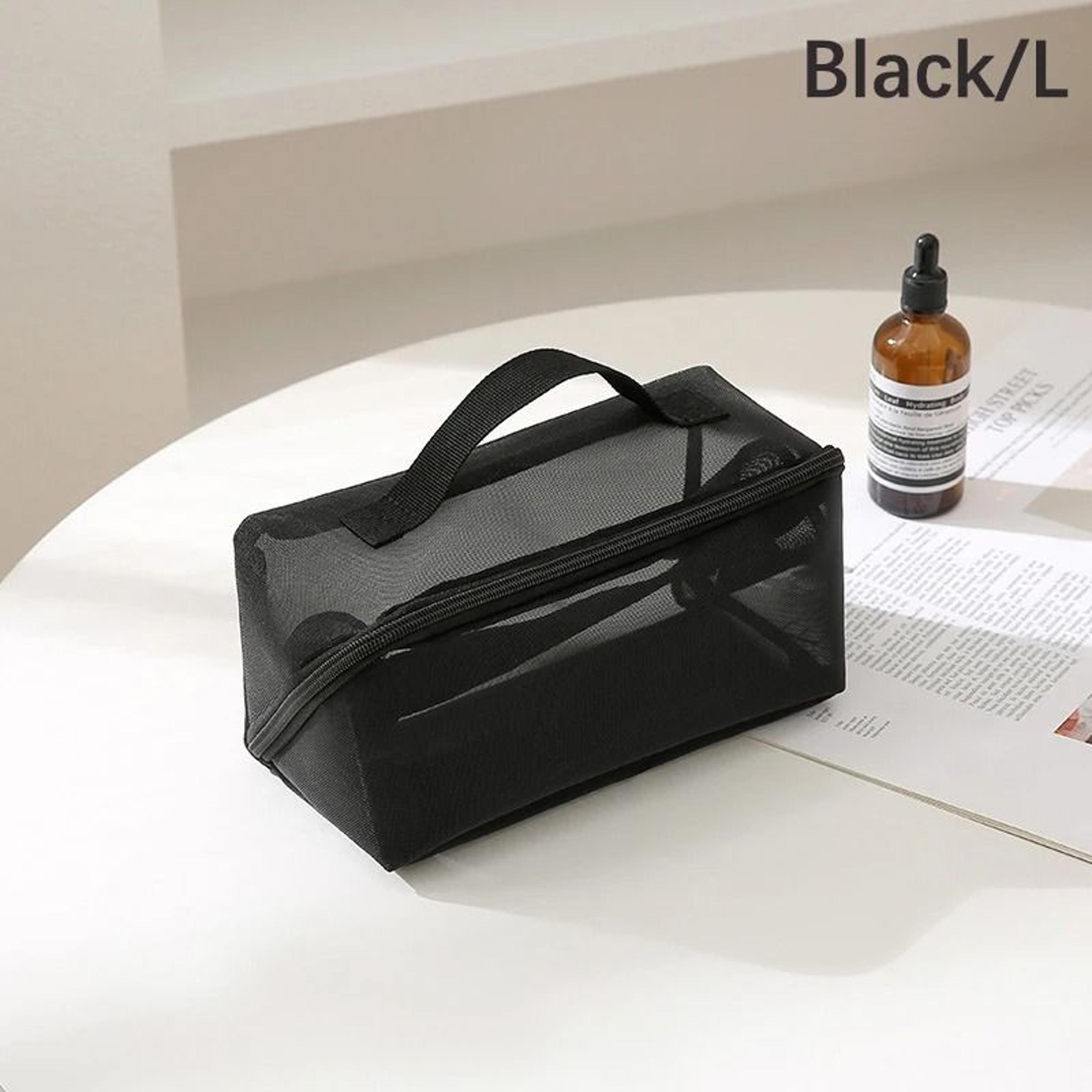 Mesh Clear Cosmetic Bags In Small And Large Sizes For Travel Makeup And Toiletry Organization 7