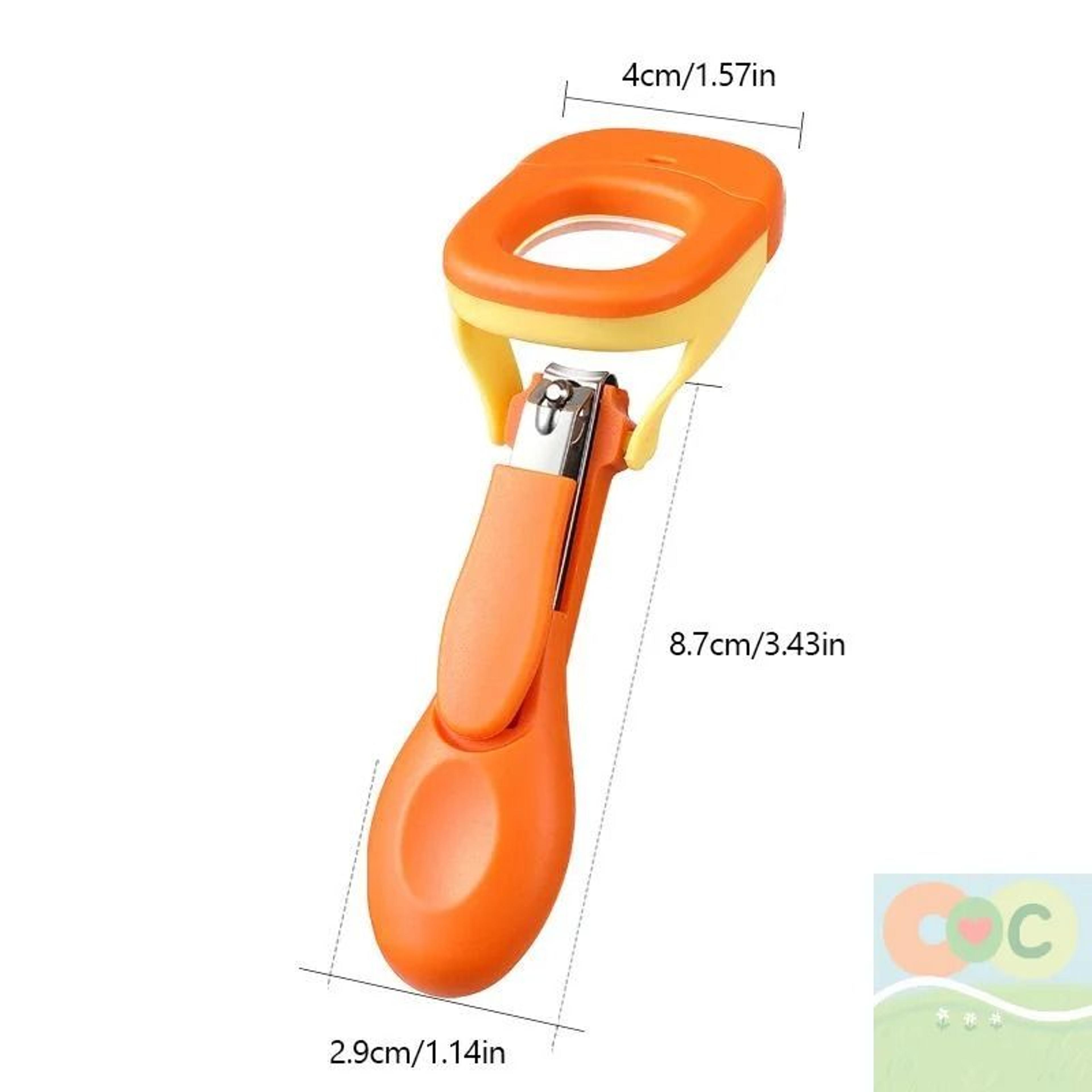 Nail Clippers With LED Light And Magnifying Glass For Baby And Elderly Safety Trimming 5