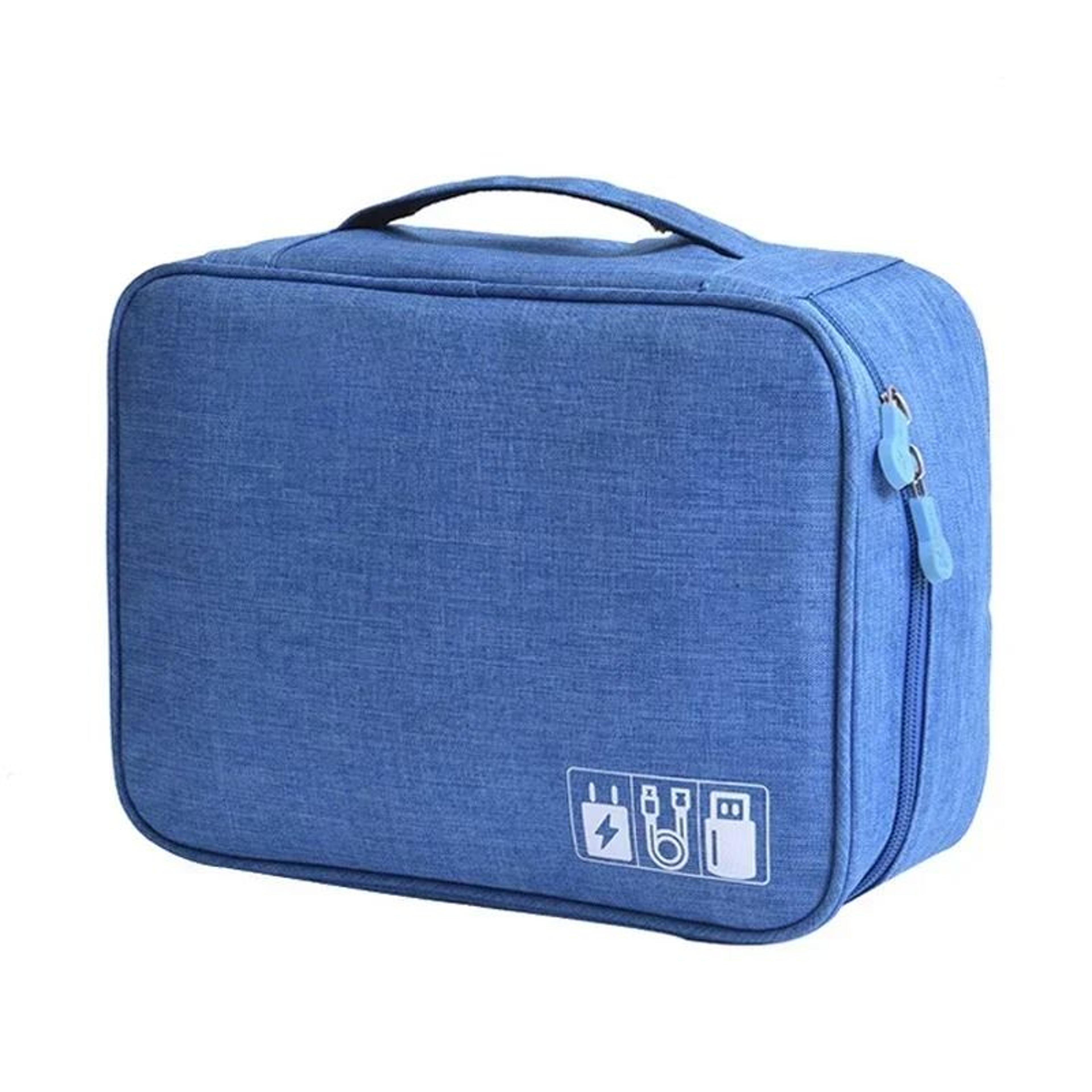 Large Capacity Waterproof Digital Organizer Bag For Cables Chargers And Travel Electronics 10