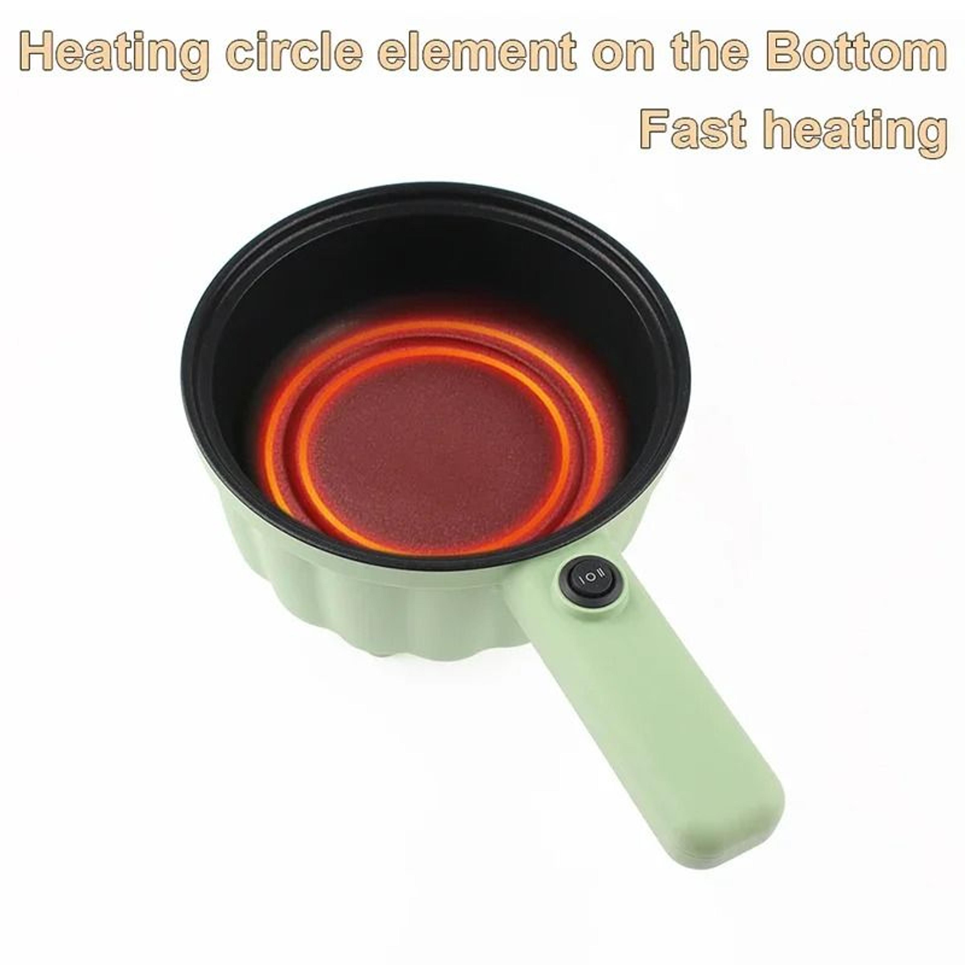 Multifunction Electric Mini Skillet And Hotpot Cooker With Ceramic Glaze Liner 5